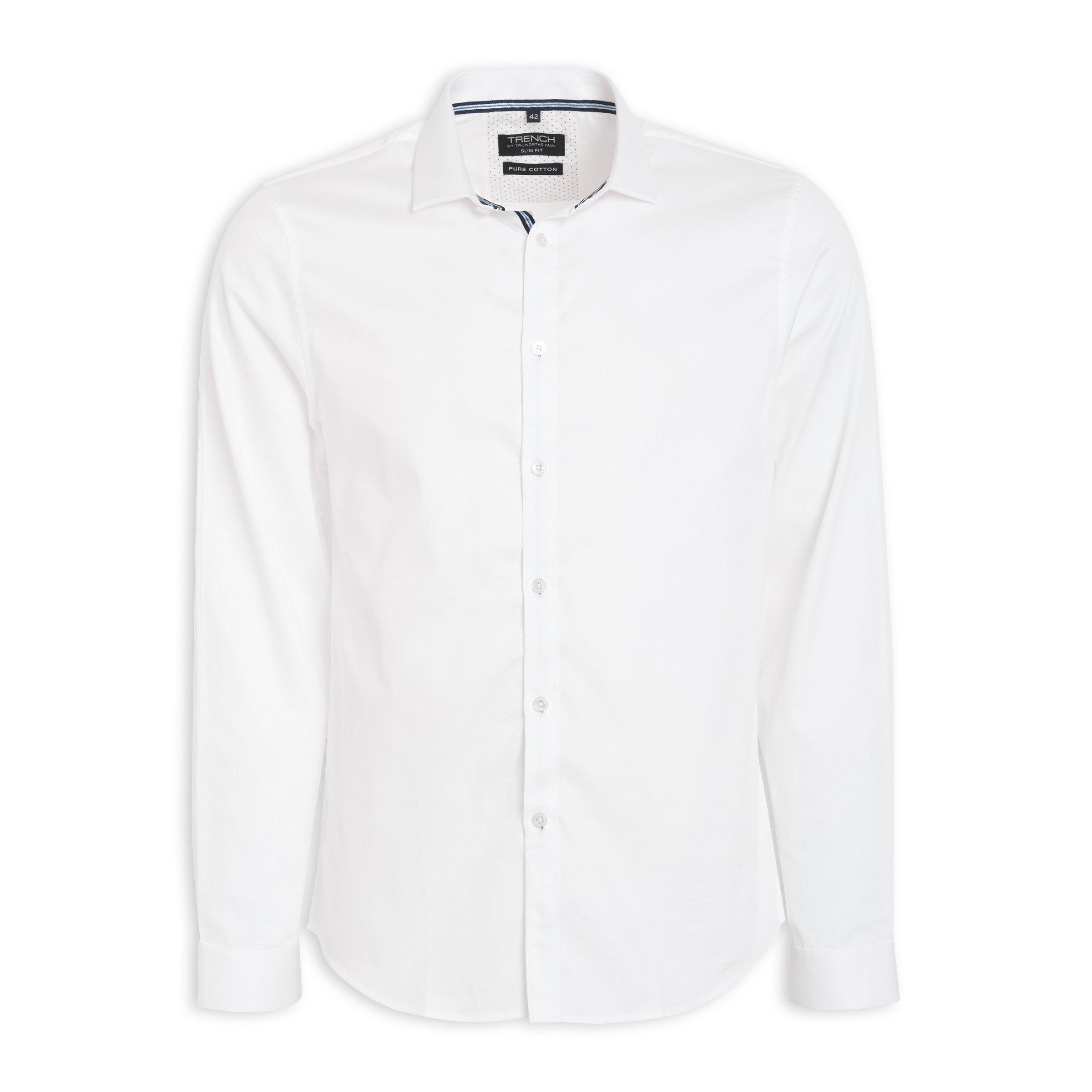 Buy Truworths Man White Slim Fit Shirt Online Truworths