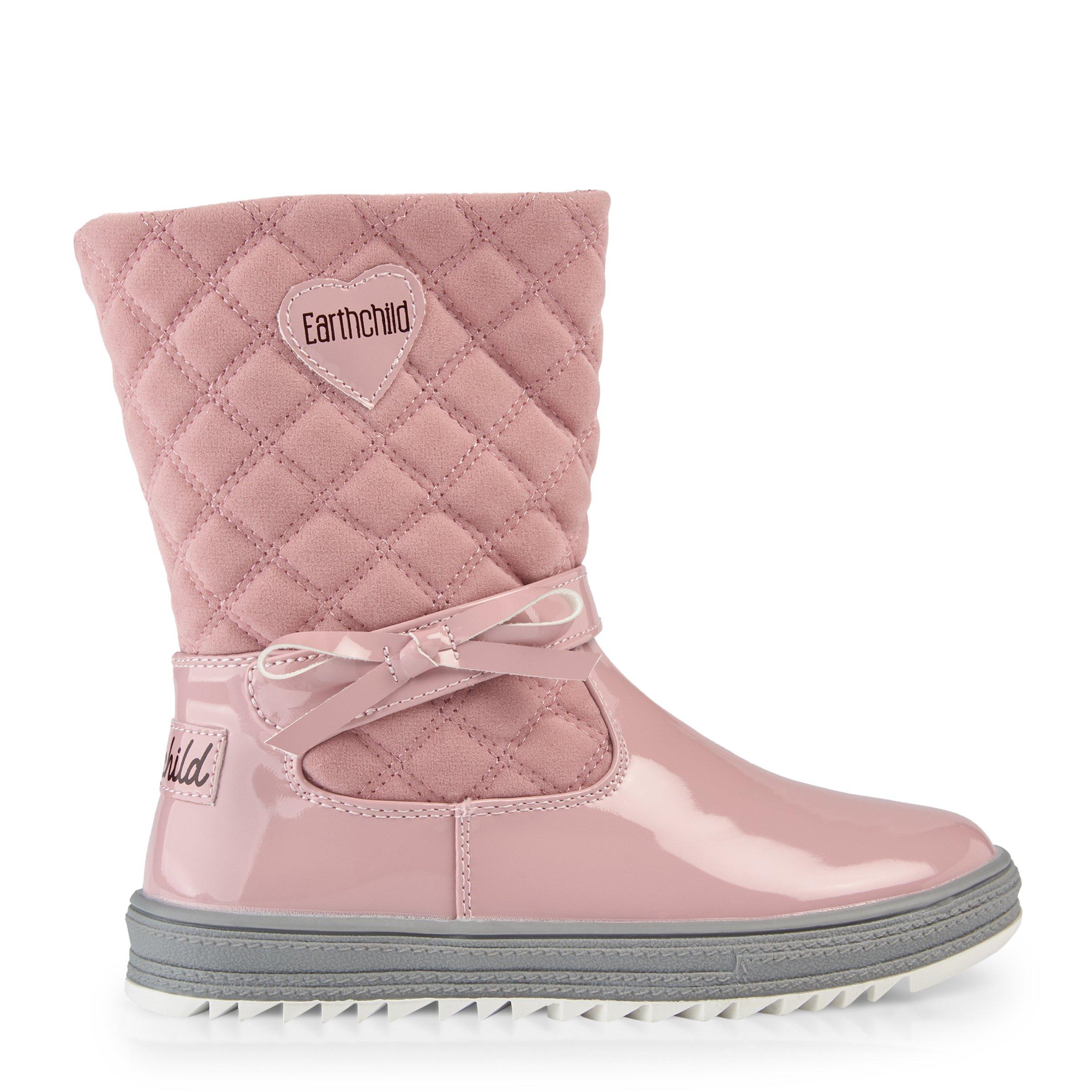 Pink Quilted Boot
