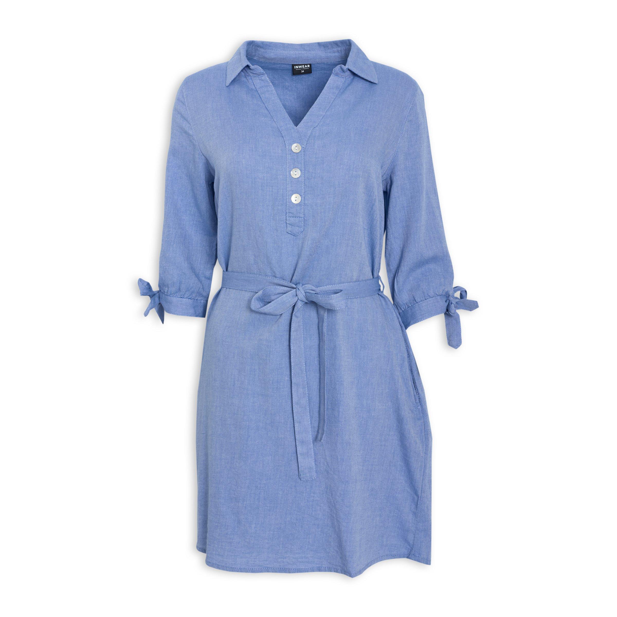 Buy Inwear Sky Blue Shirt Dress Online | Truworths