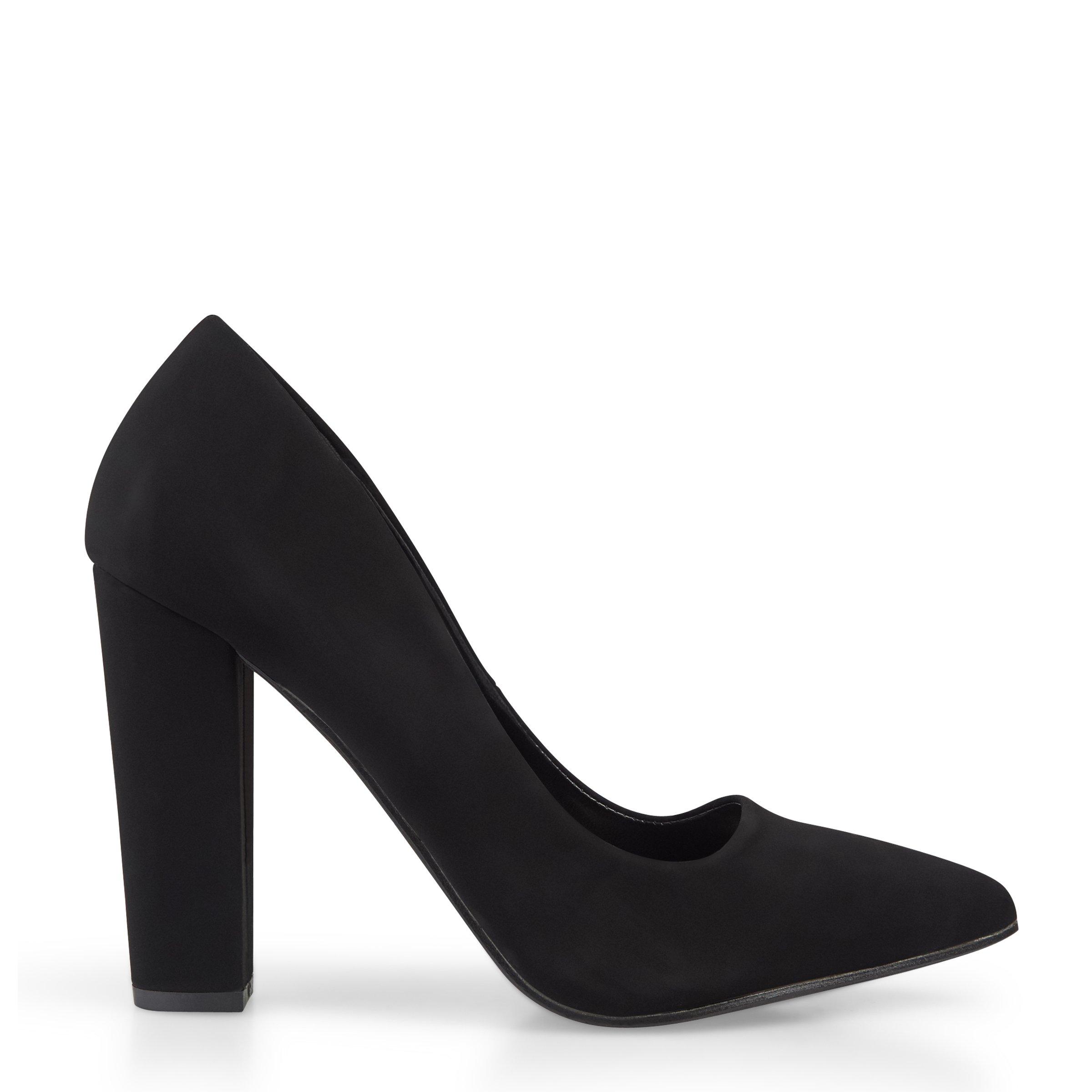 Black Block Heel Shoes