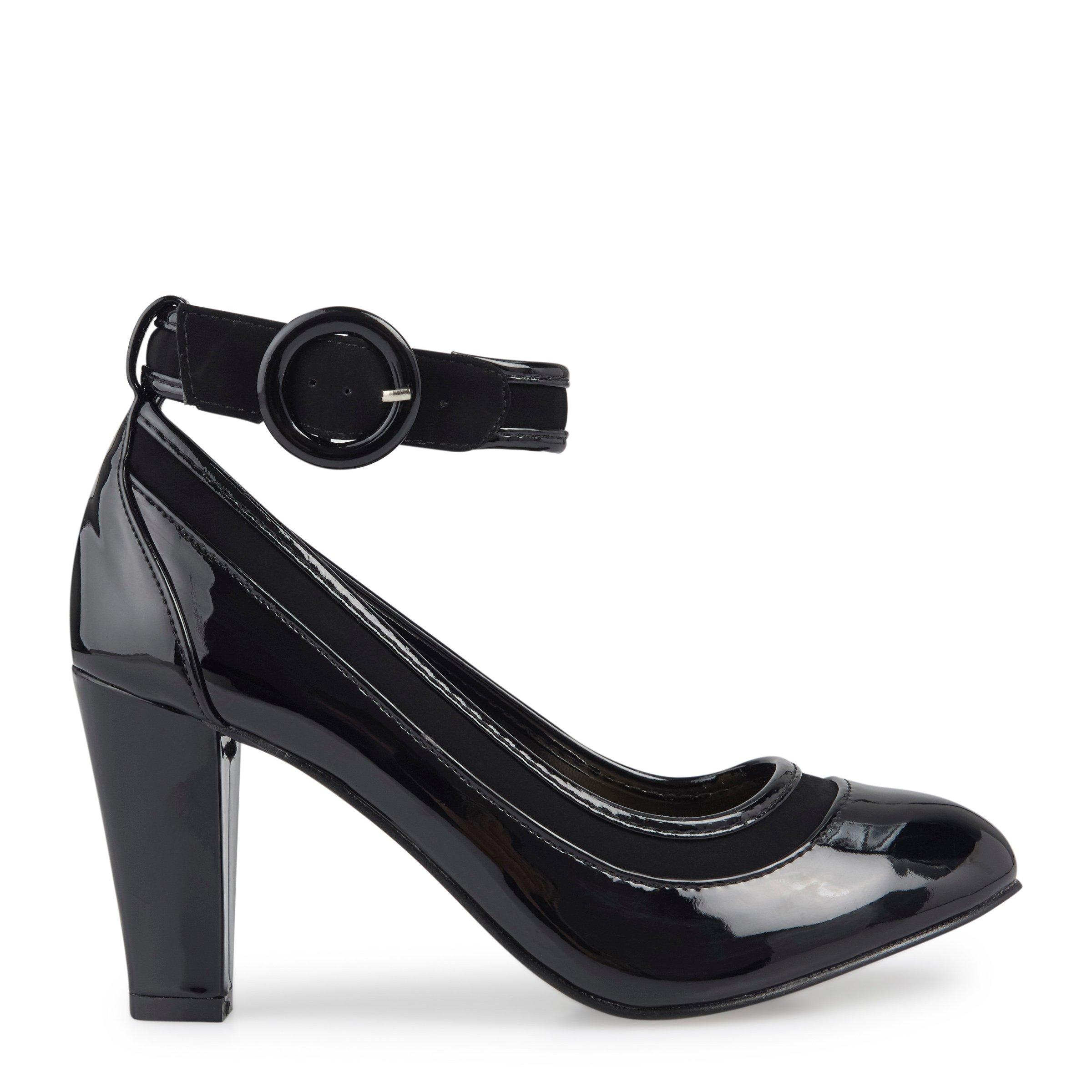 Buy Truworths Black Patent Heel Online | Truworths