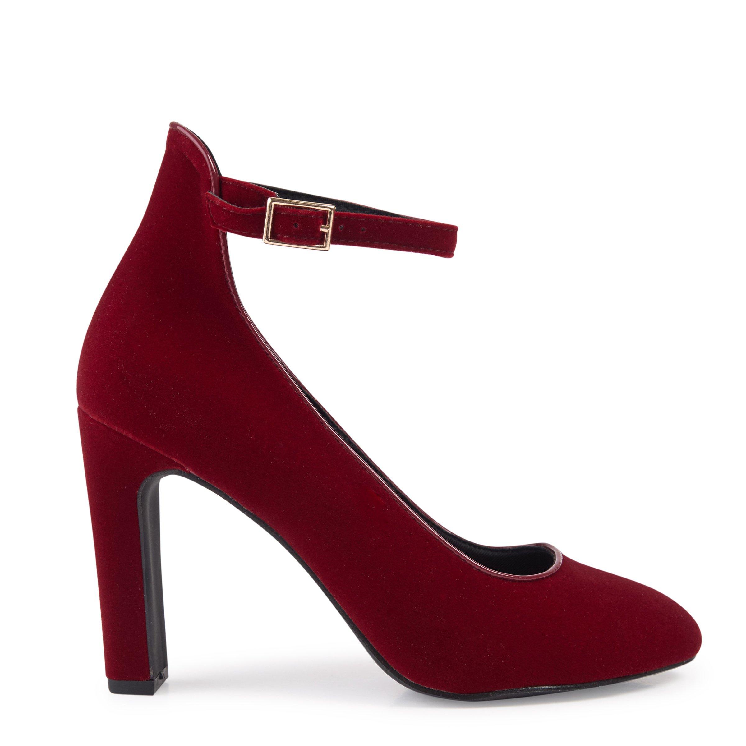 Buy Truworths Red Velour Shoe Online | Truworths