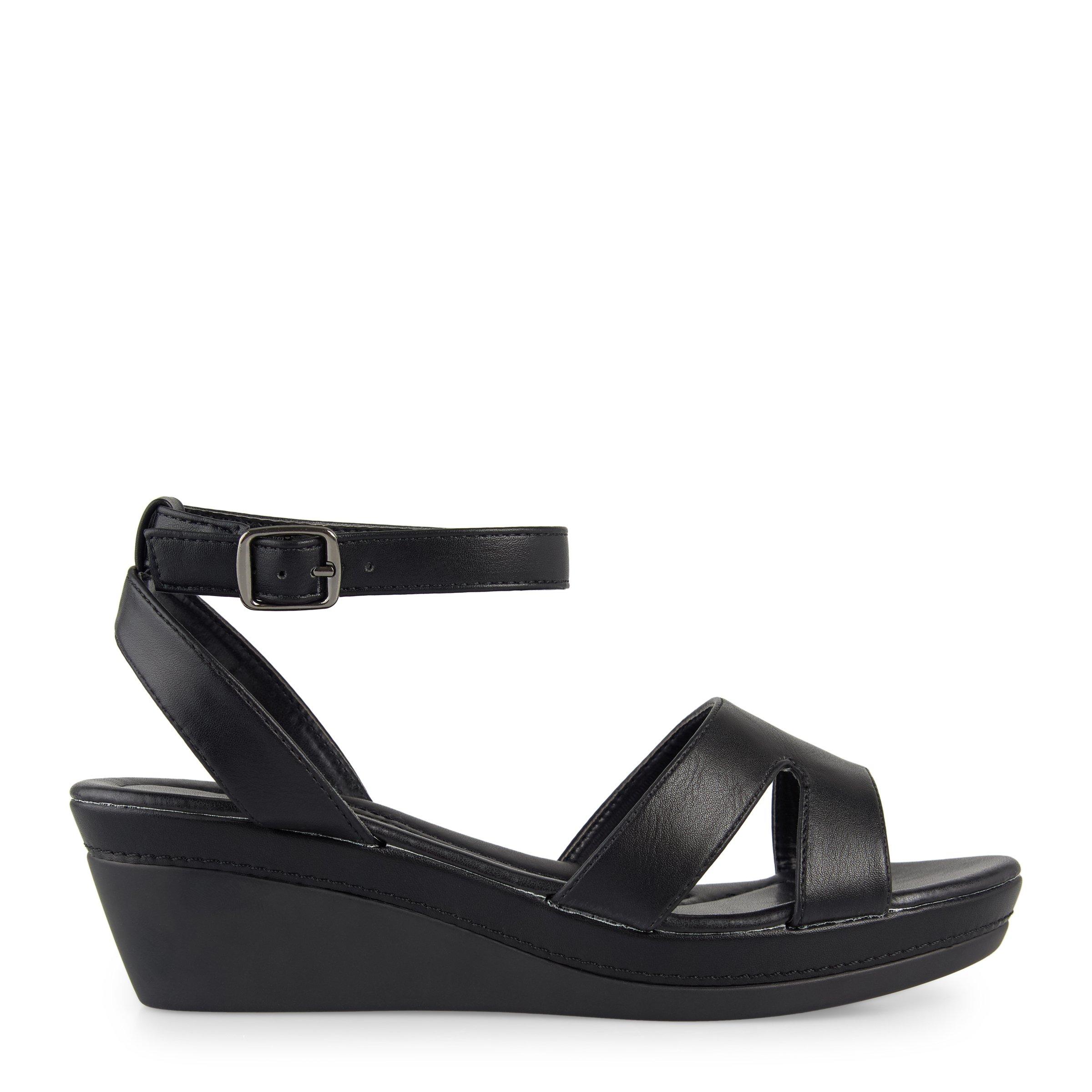 Buy Truworths Black Wedge Sandal Online Truworths