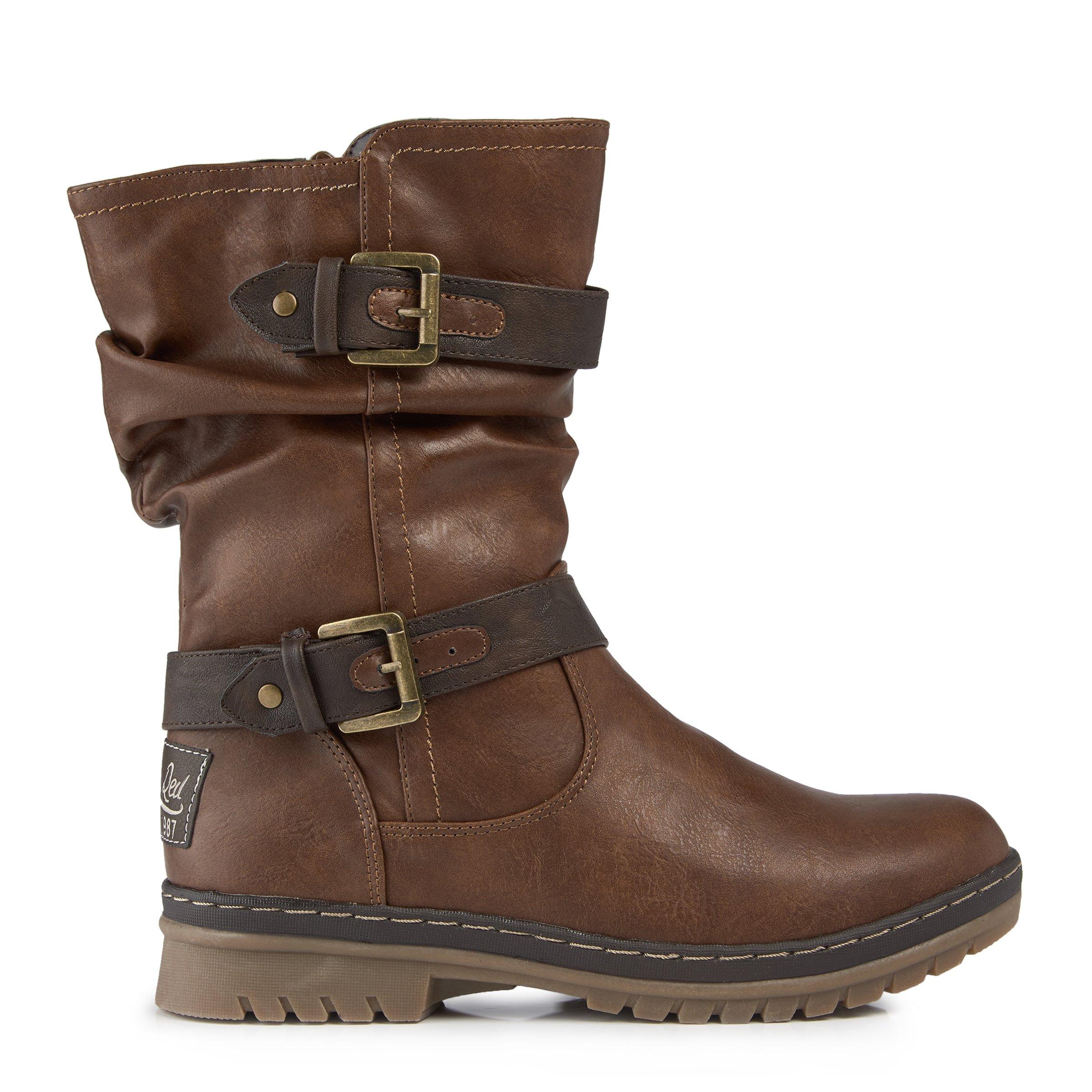 Buy Truworths Chocolate Worker Boot Online | Truworths