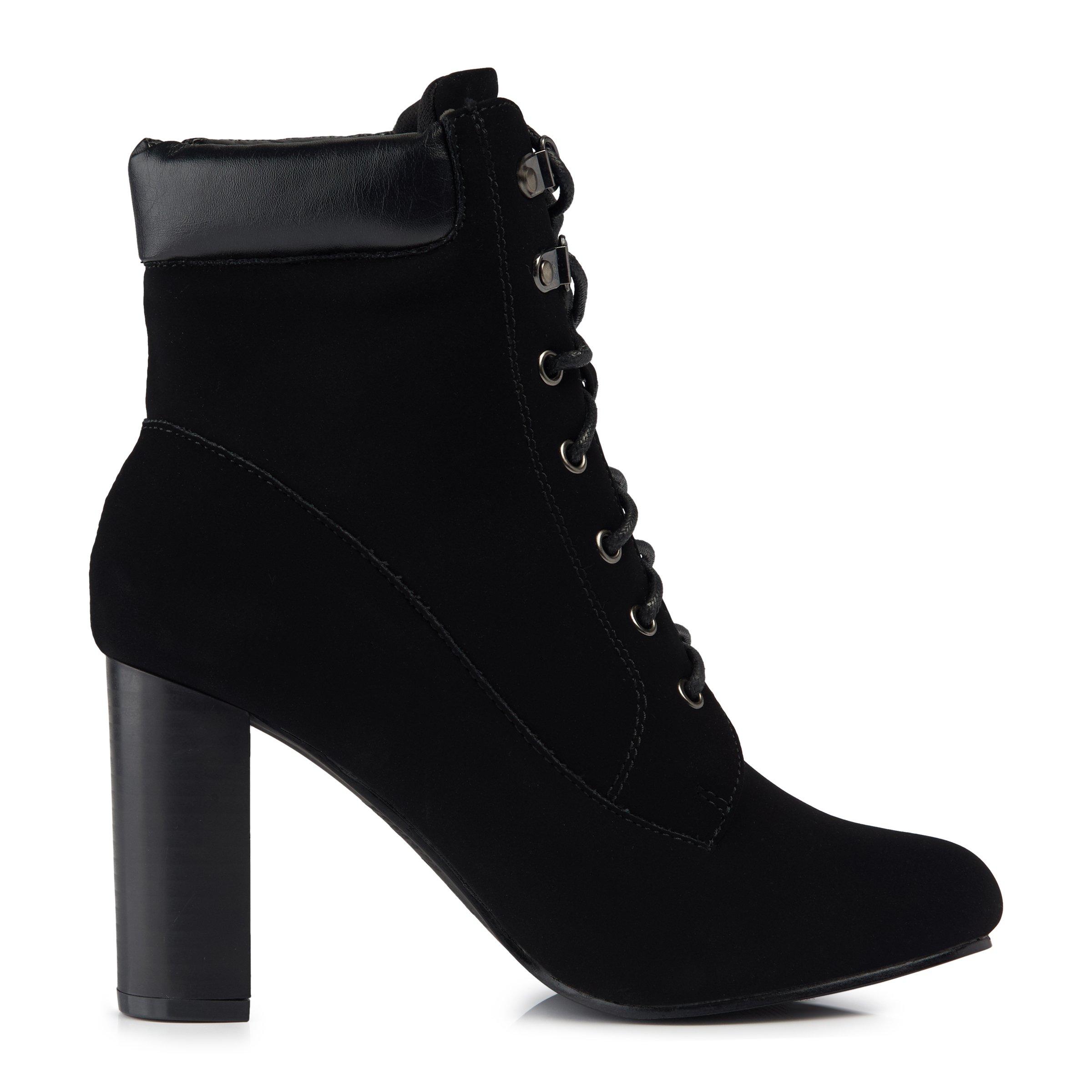 Black Block Heel Boot