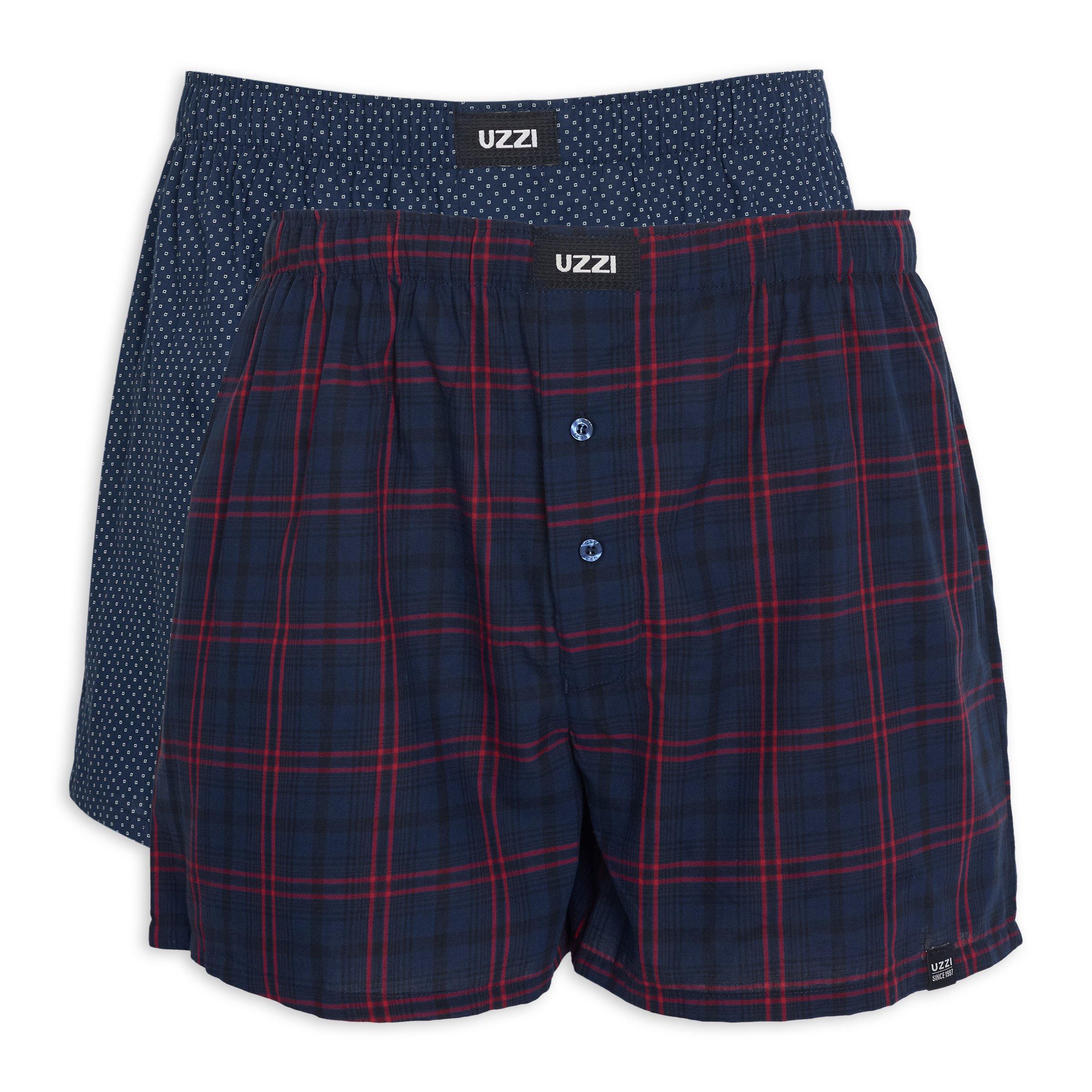 Buy UZZI Check Boxers (2 Pack) Online | Truworths