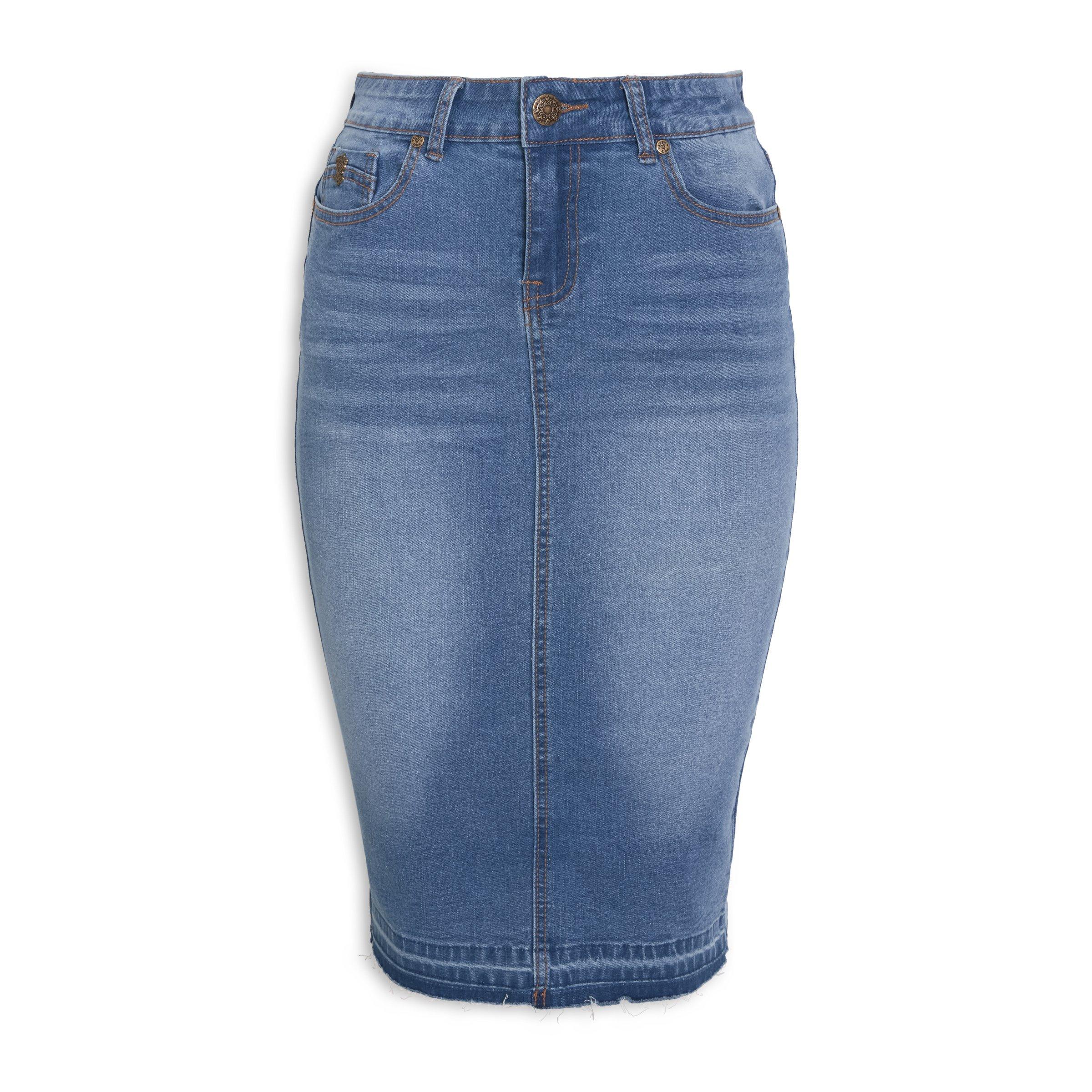 Buy Ginger Mary Denim Pencil Skirt Online Truworths