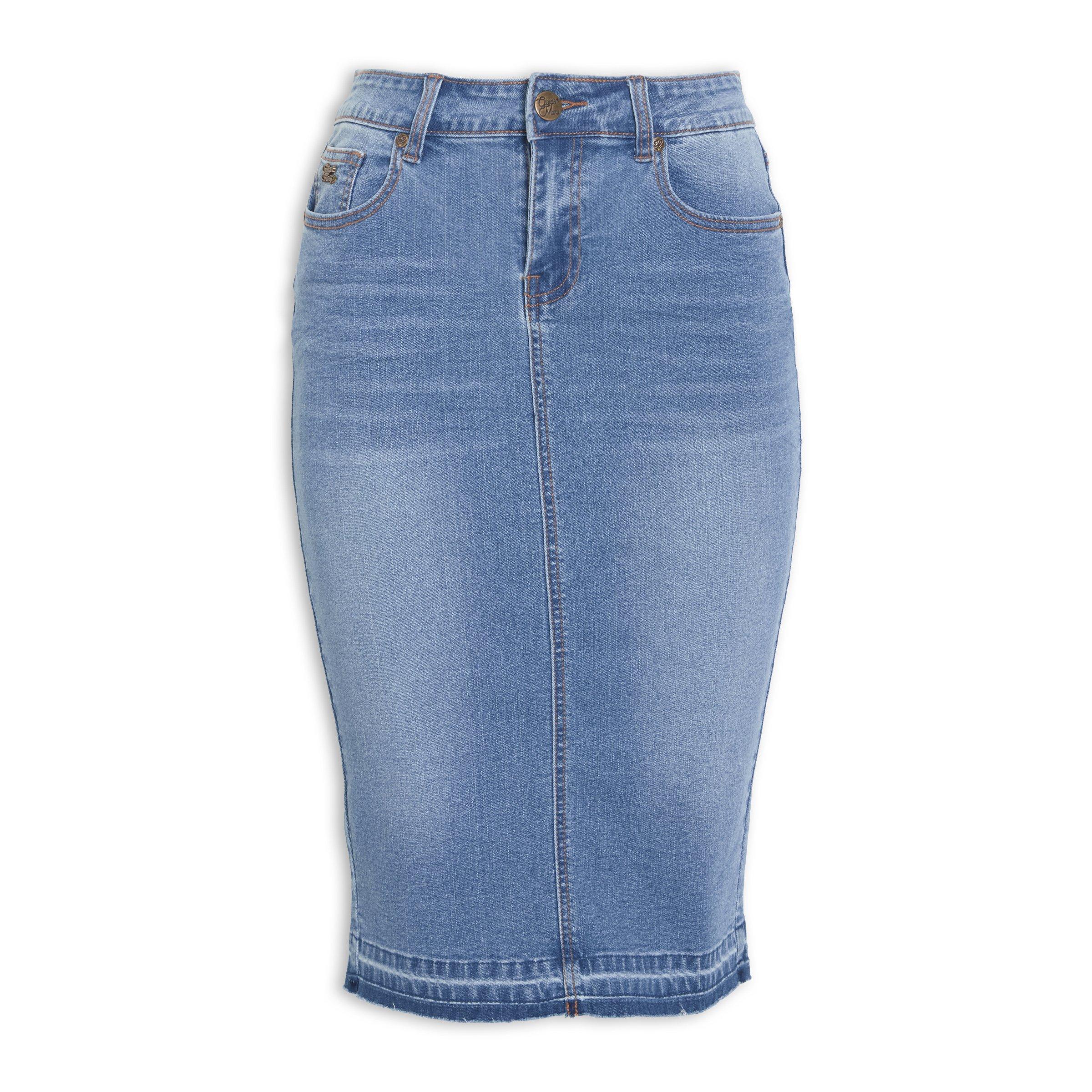 Buy Ginger Mary Indigo Pencil Skirt Online Truworths