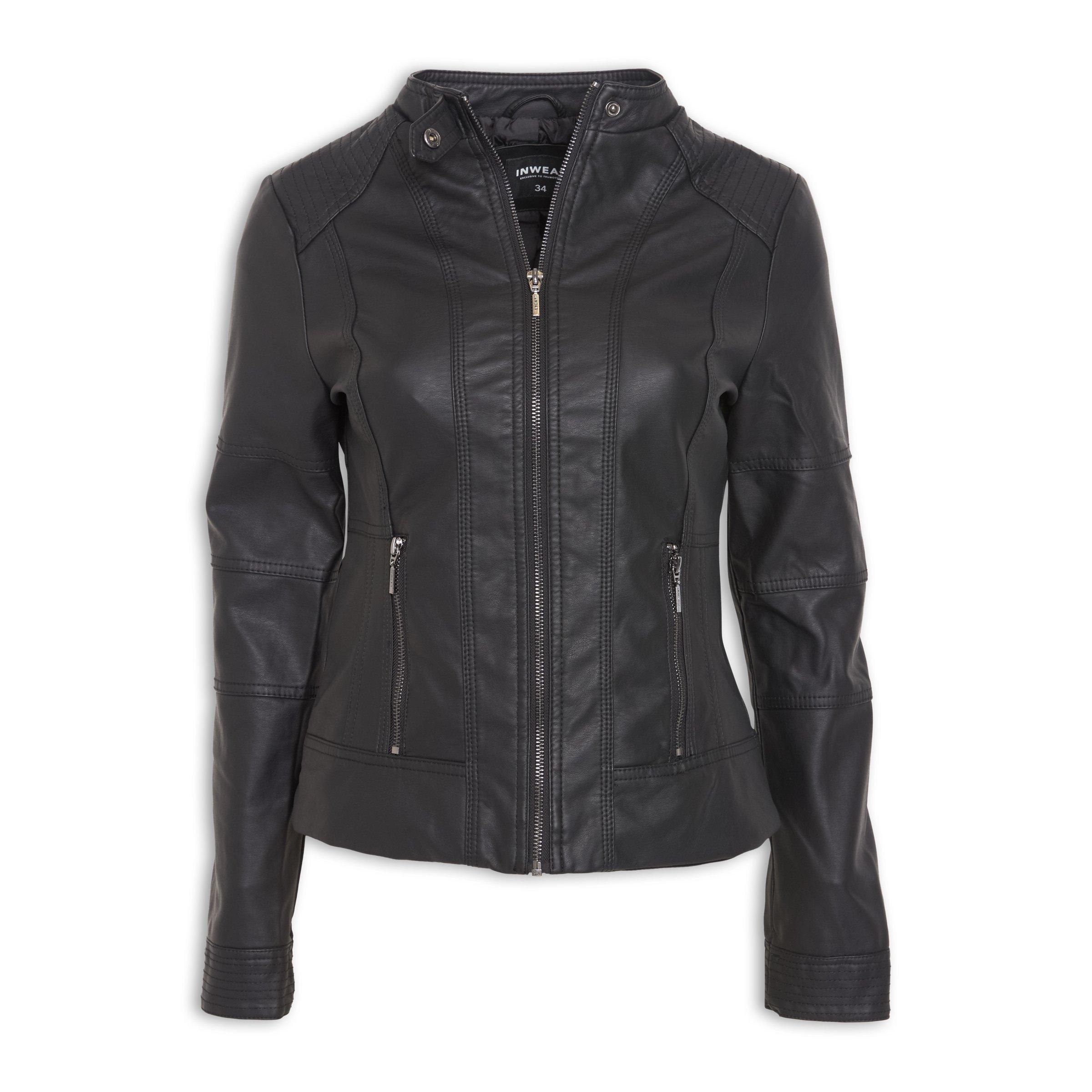 Buy Inwear Black Pleather Jacket Online Truworths