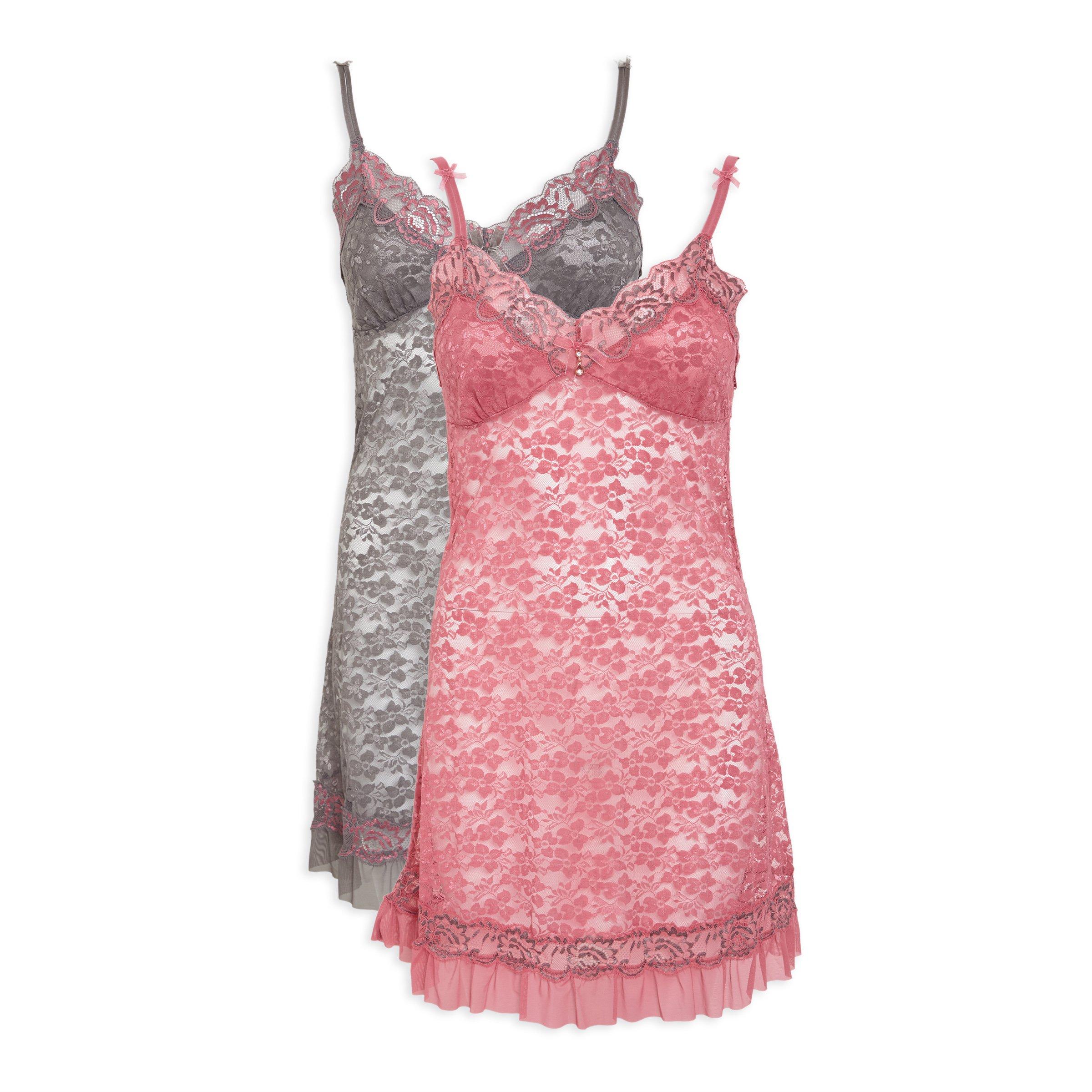 Buy Intrigue Lace Chemise (2 Pack) Online Truworths
