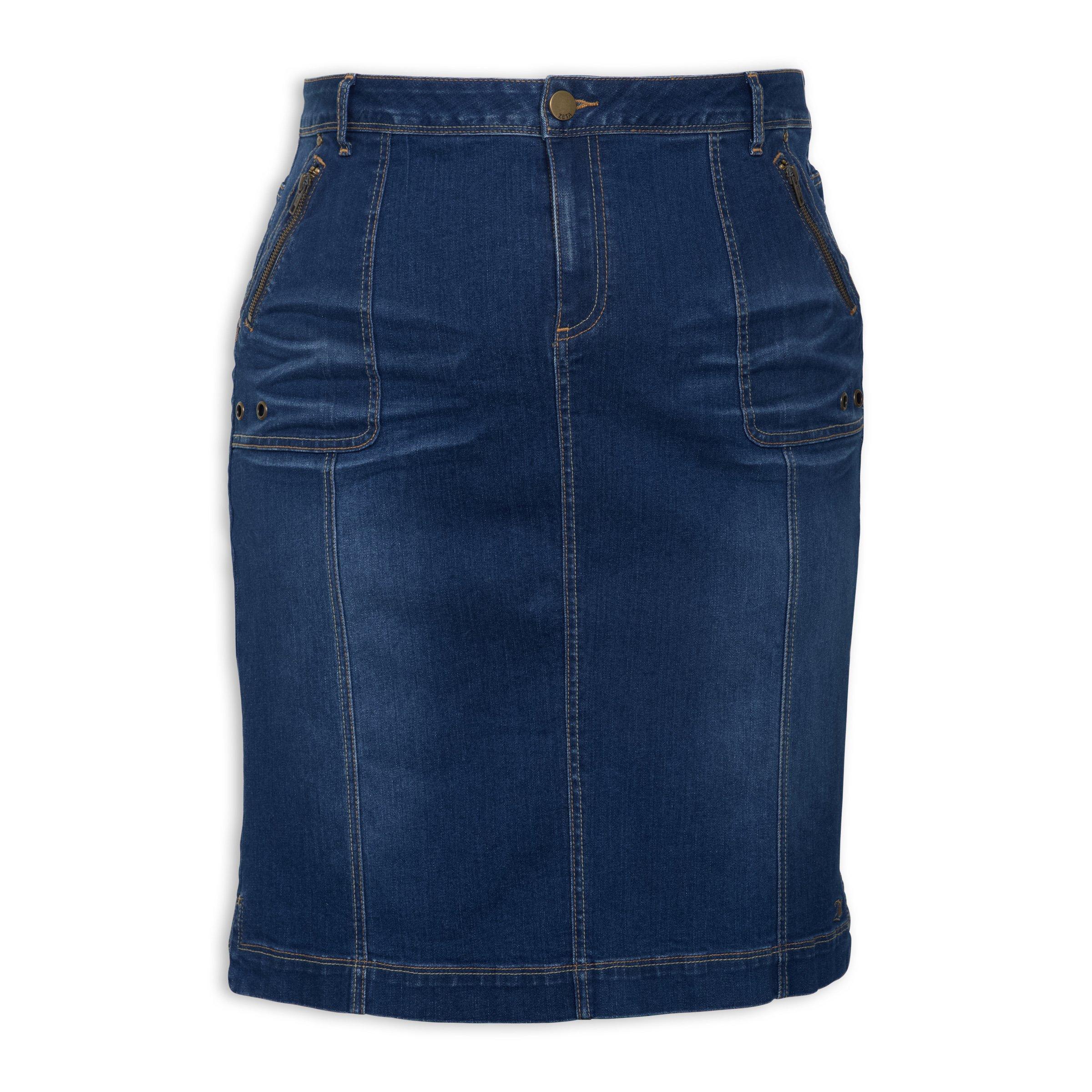 Buy Zeta Denim Pencil Skirt Online Truworths