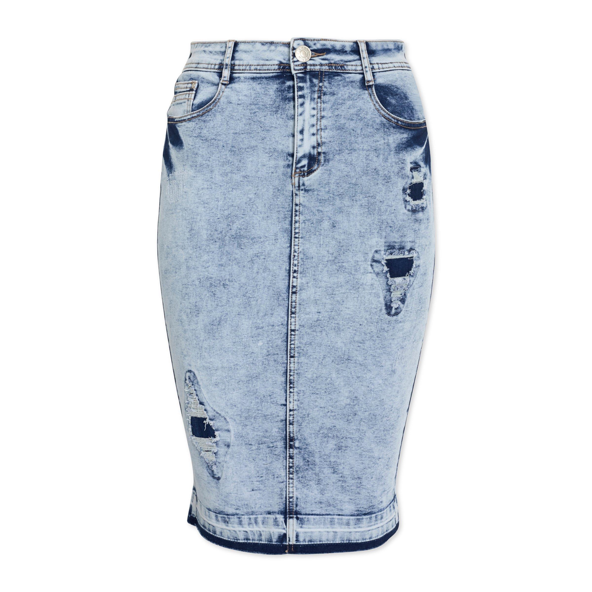 truworths ladies denim skirts