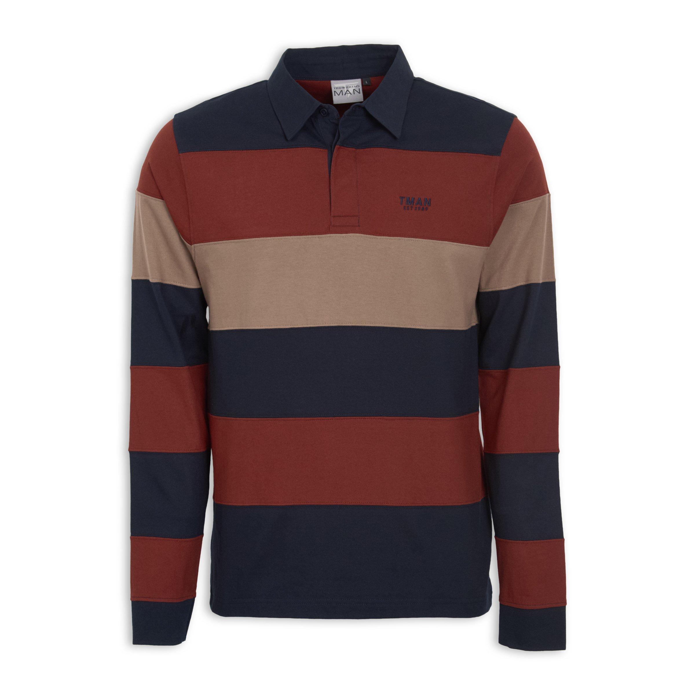 Buy Truworths Man Striped Rugby Jersey Online | Truworths