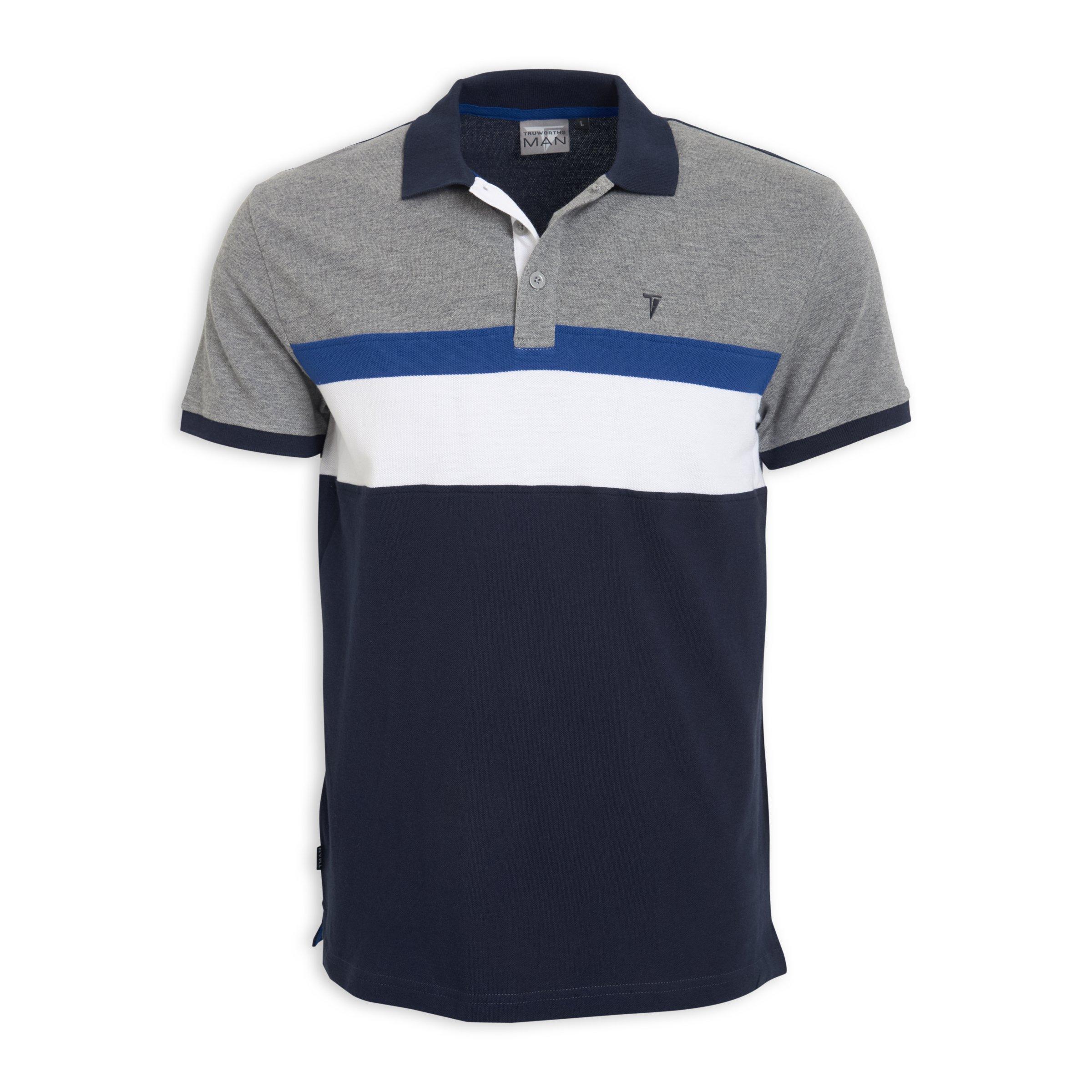 Buy Truworths Man Blue Golf Shirt 