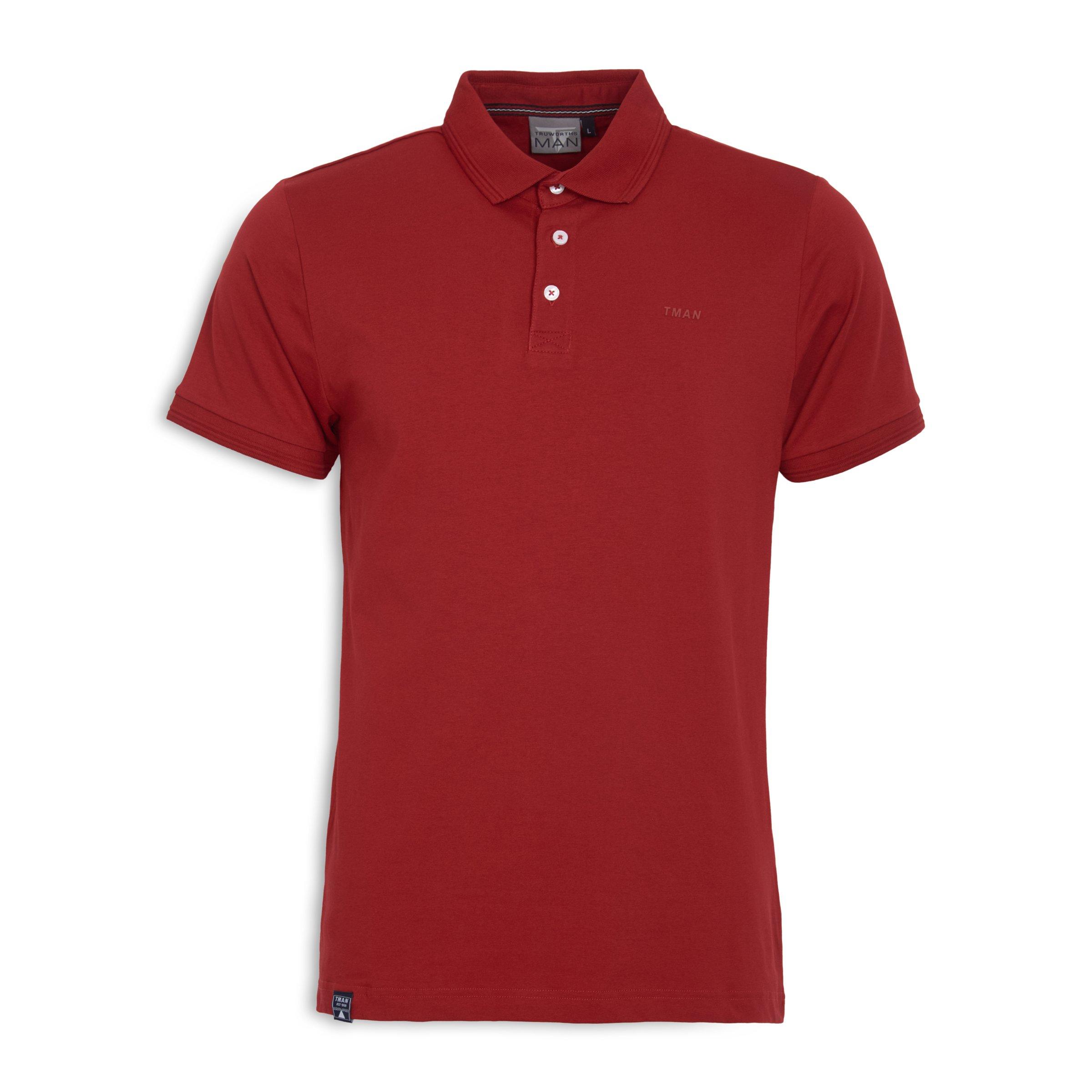 Buy Truworths Man Red Golf Tee Online Truworths
