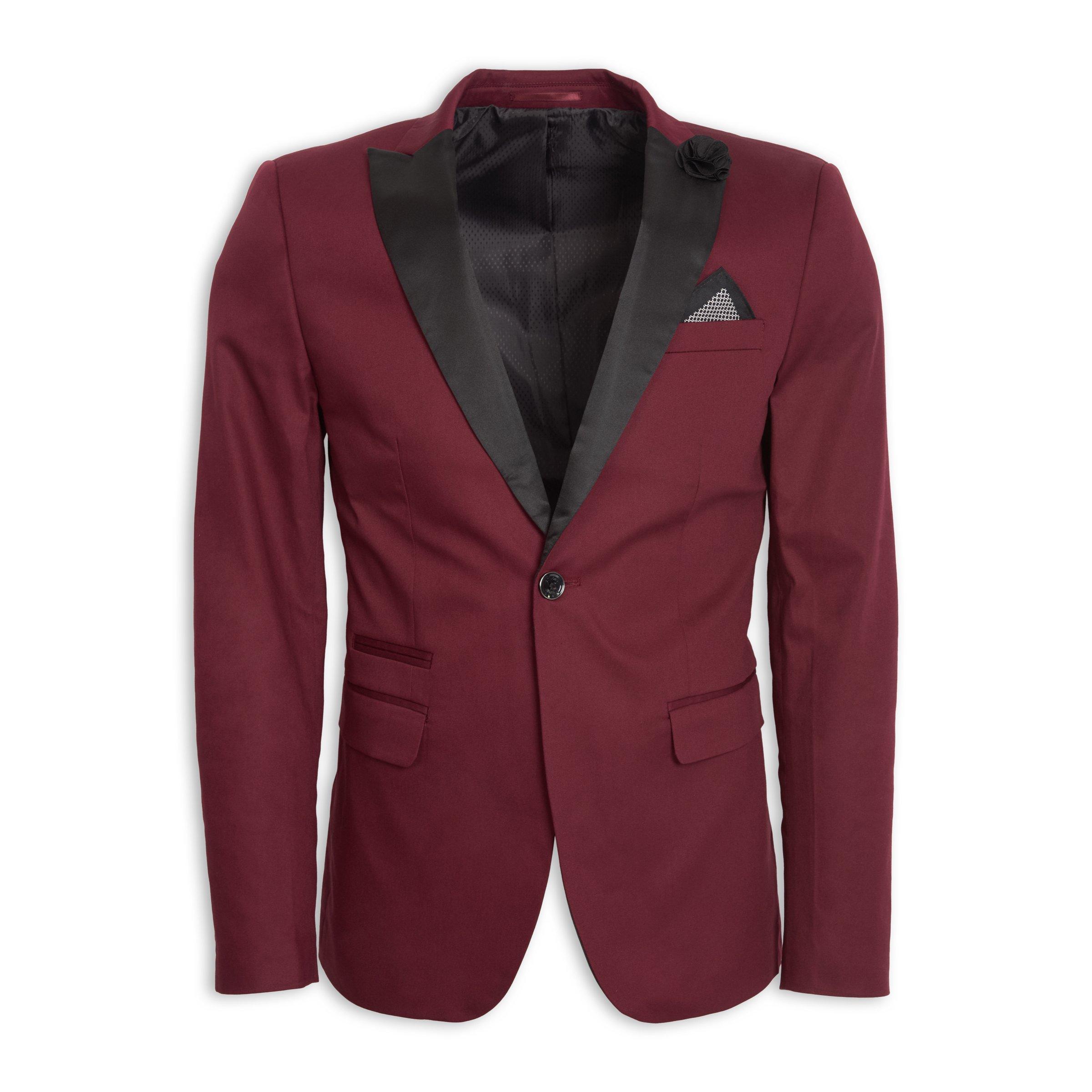 Buy Studio Burgundy Sateen Blazer Online Truworths