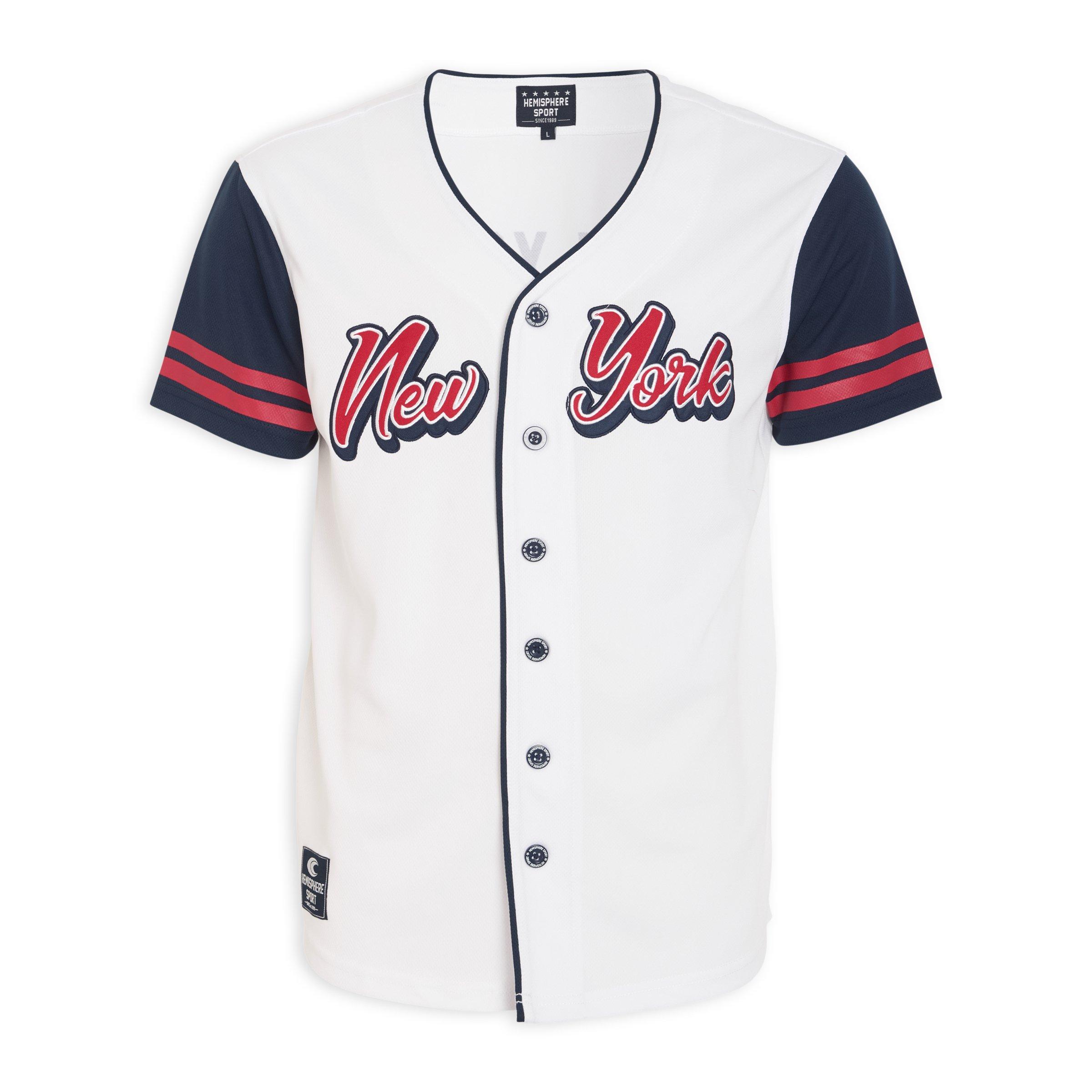 Buy Hemisphere Sport White Baseball Tee Online Truworths