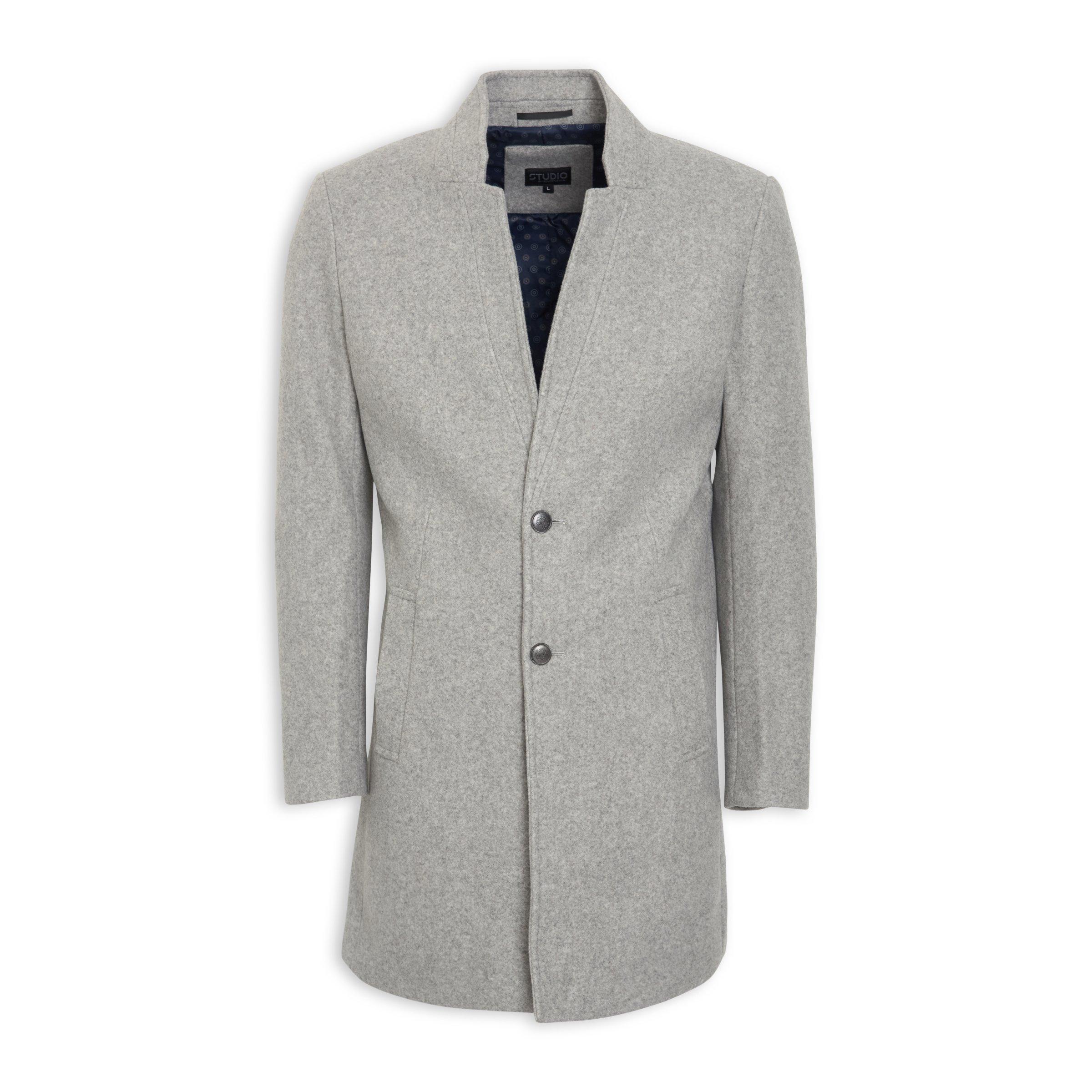 Buy Studio Grey Melton Coat Online Truworths