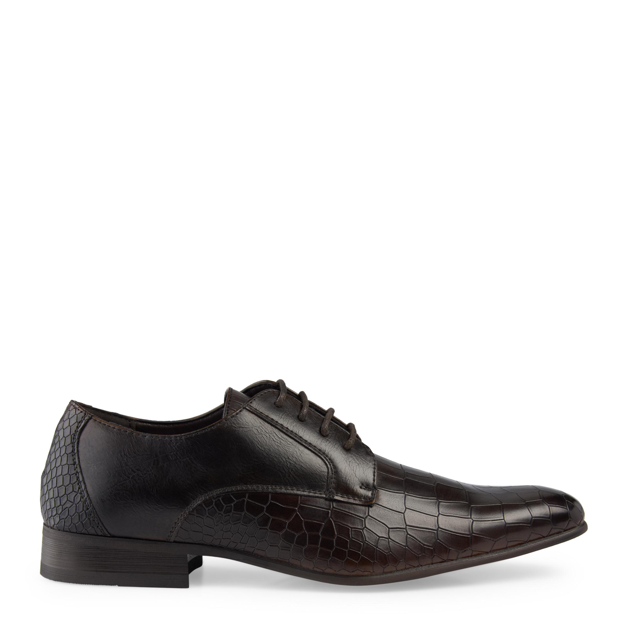 Branded black formal shoes