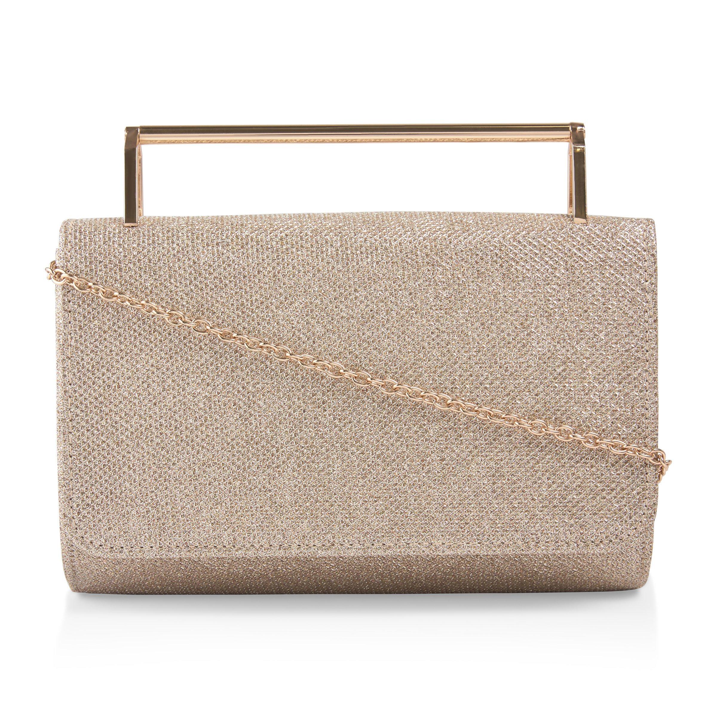 Buy Truworths Gold Glitter Clutch Bag Online Truworths