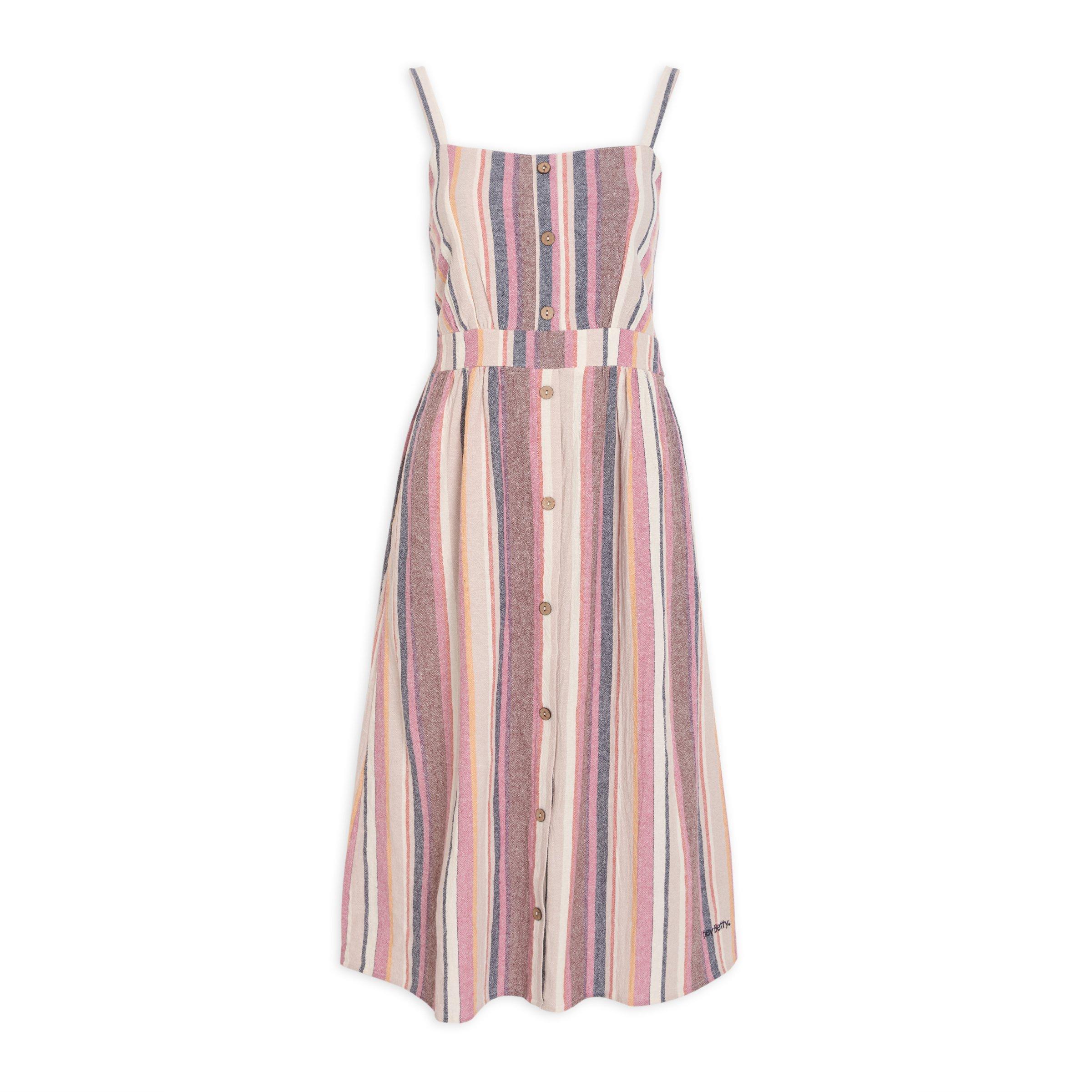 Buy Hey Betty Stripe Midi Dress Online | Truworths