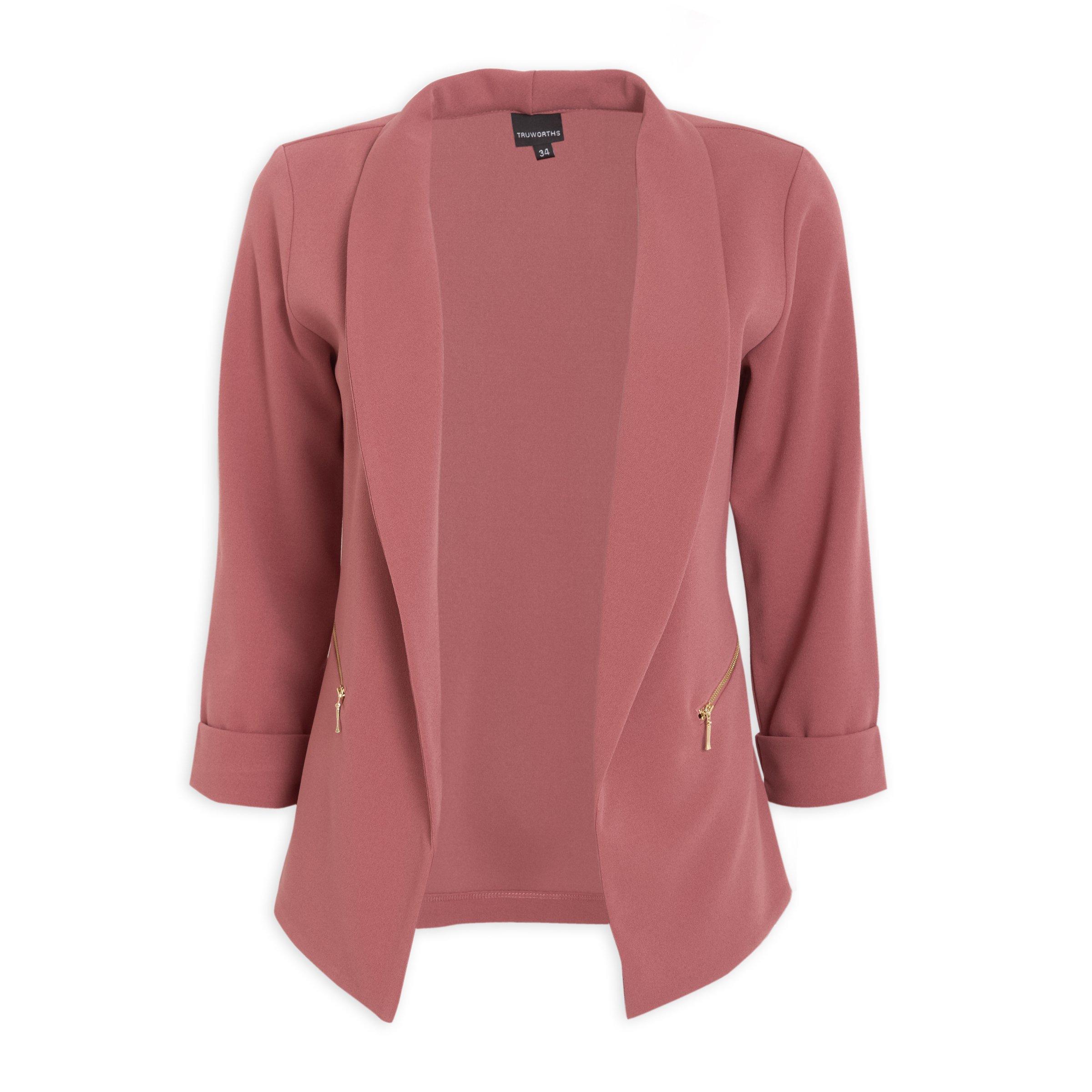 Buy Truworths Rose Pink Cropped Jacket Online Truworths