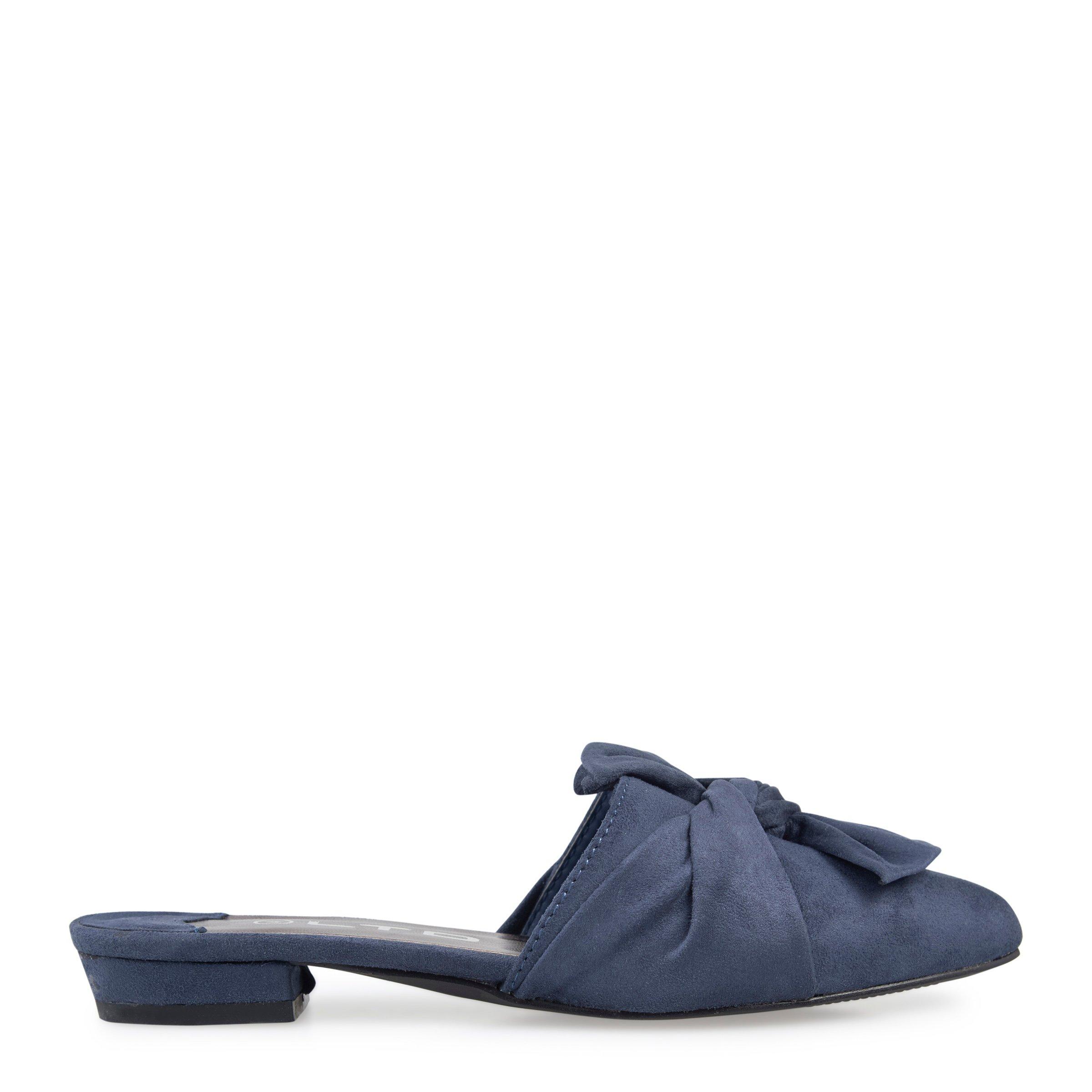 by far lana knotted suede mules