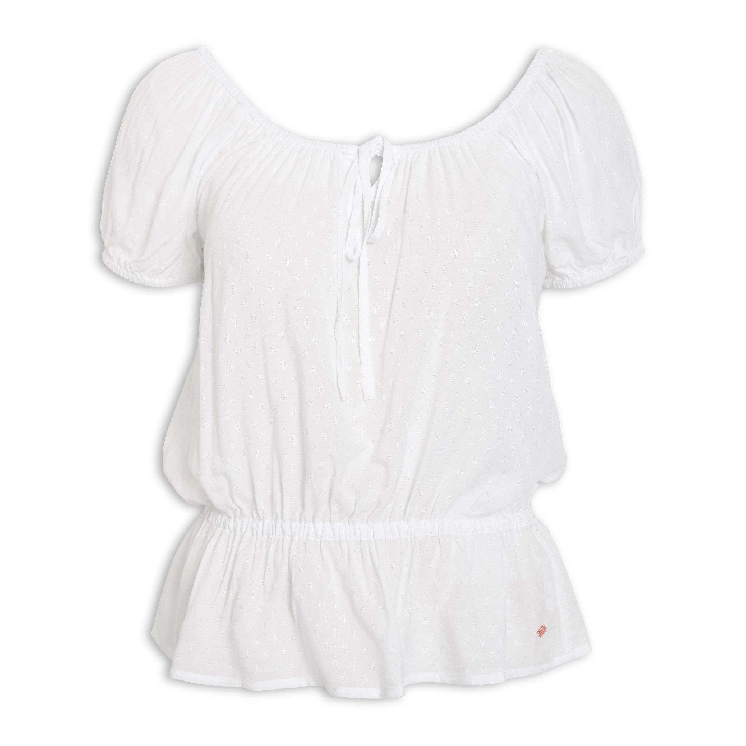 White Peasant Blouse