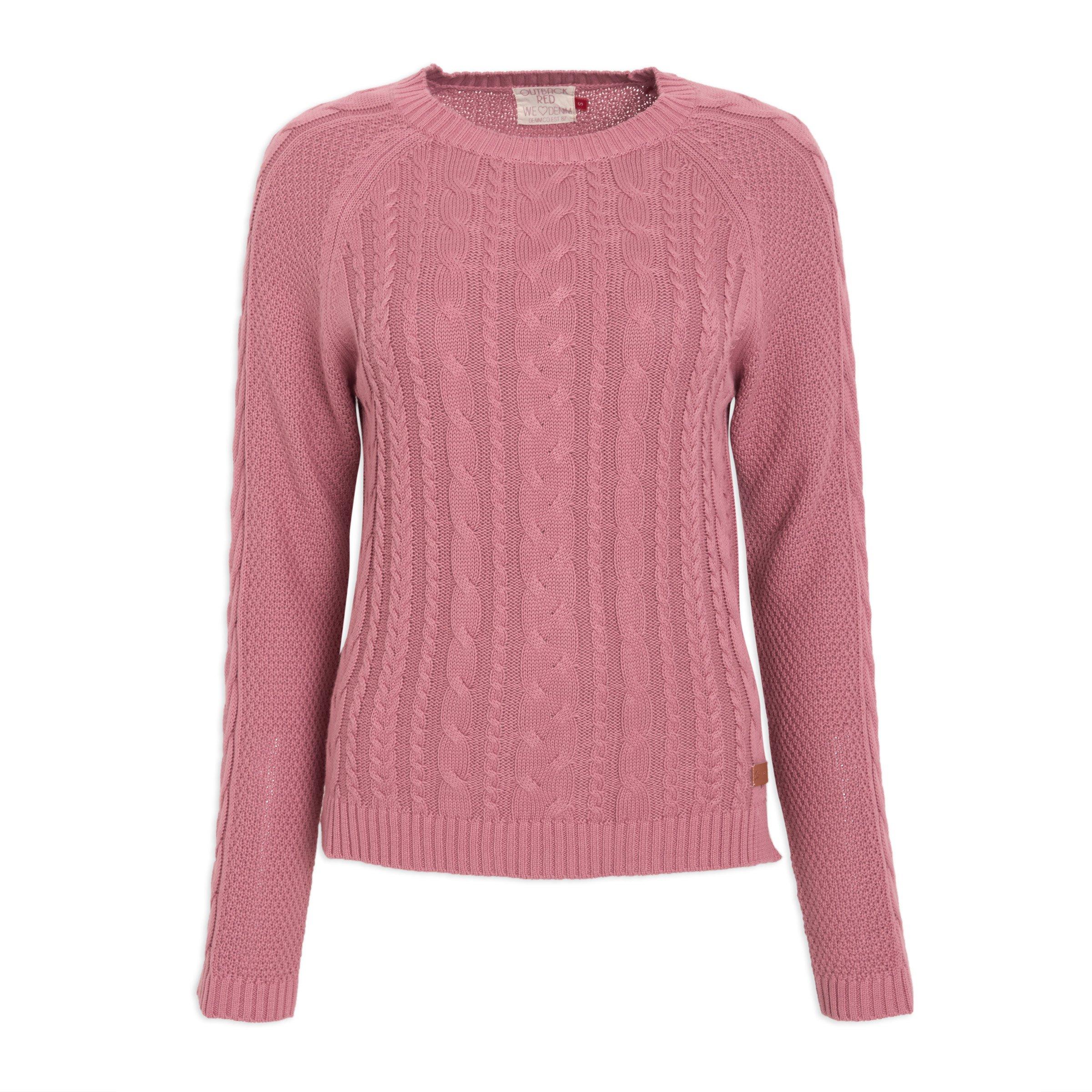 Buy OBR Rose Pink Cable Jumper Online | Truworths