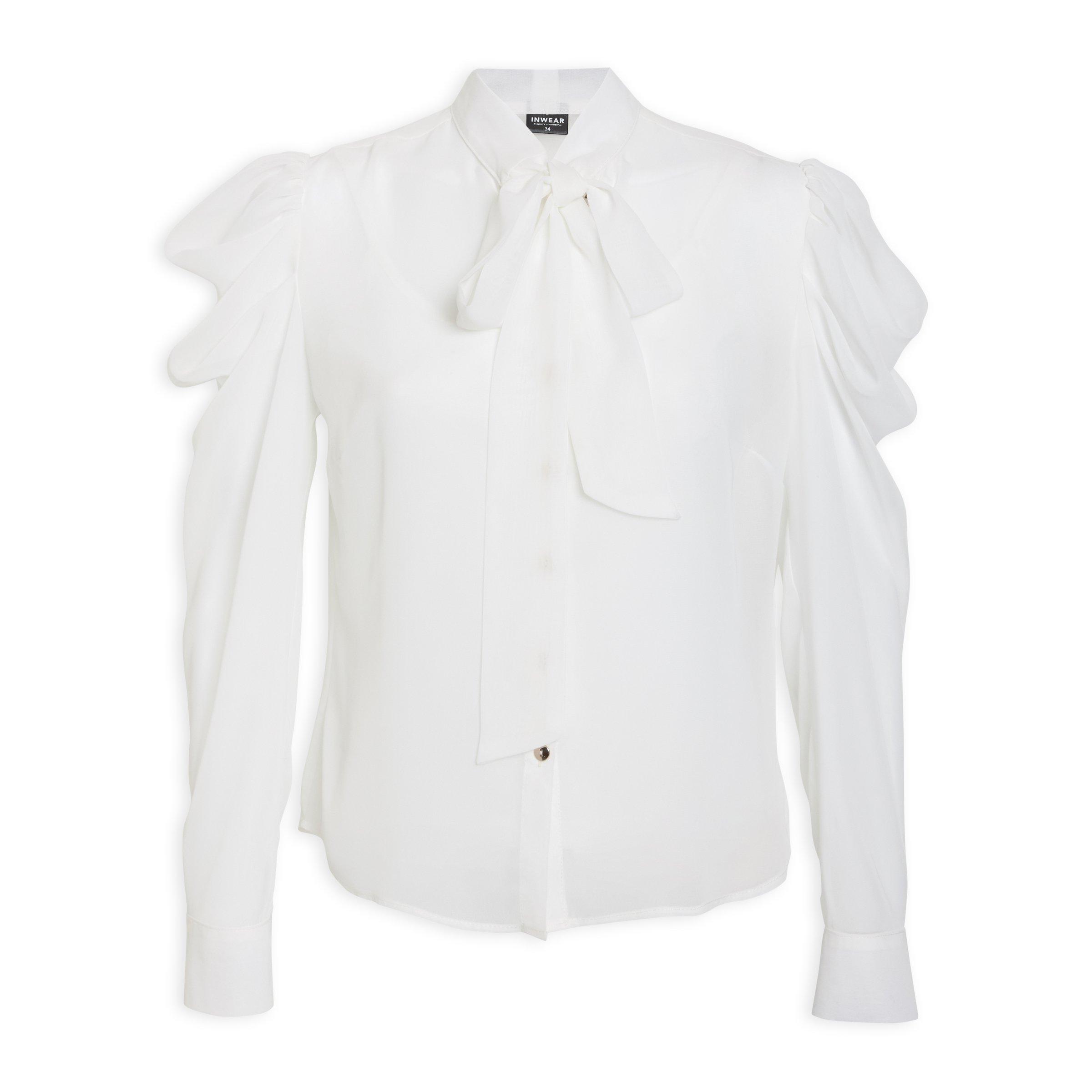 Buy Inwear White Chiffon Blouse Online | Truworths