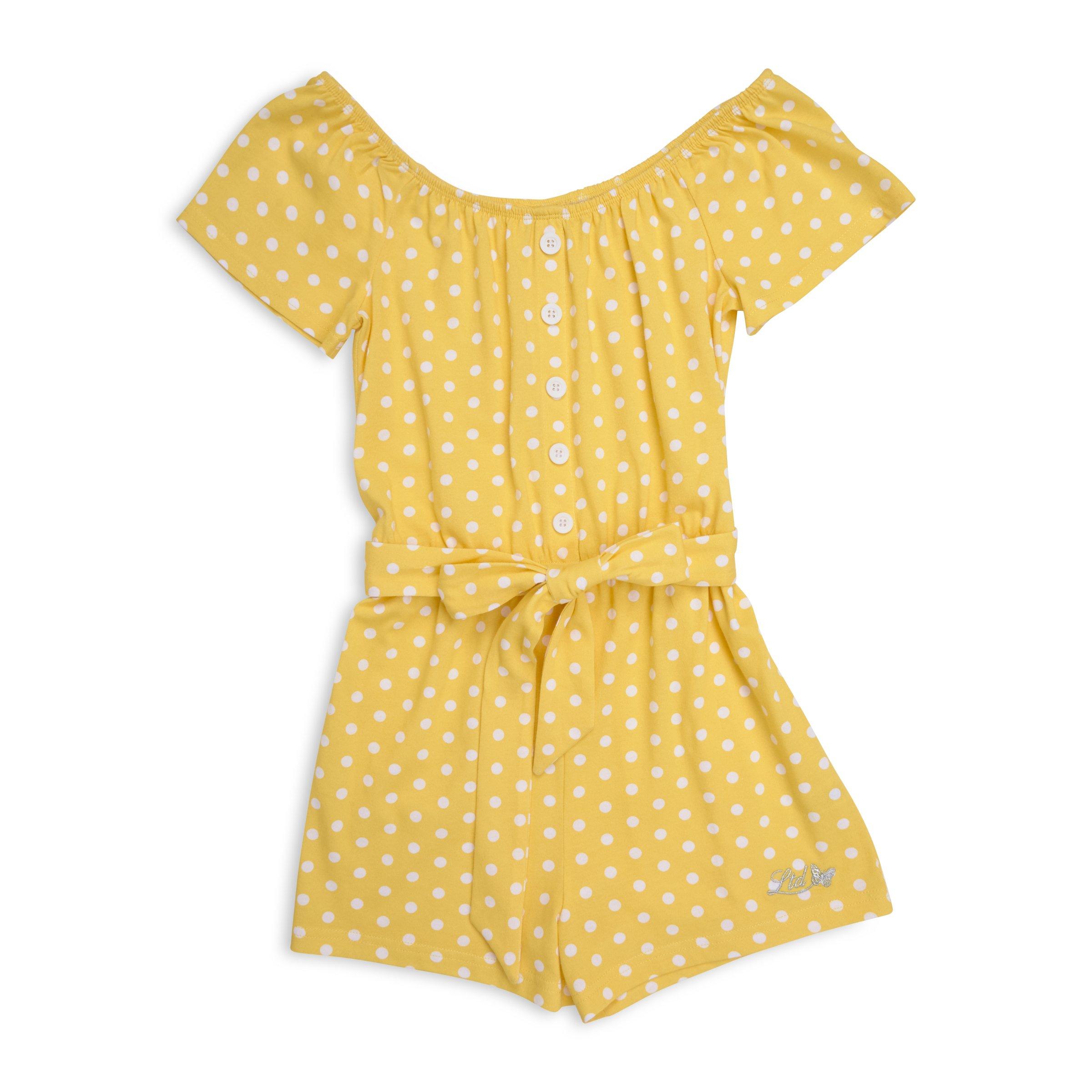 Buy LTD Kids Yellow Spot Jumpsuit Online | Truworths