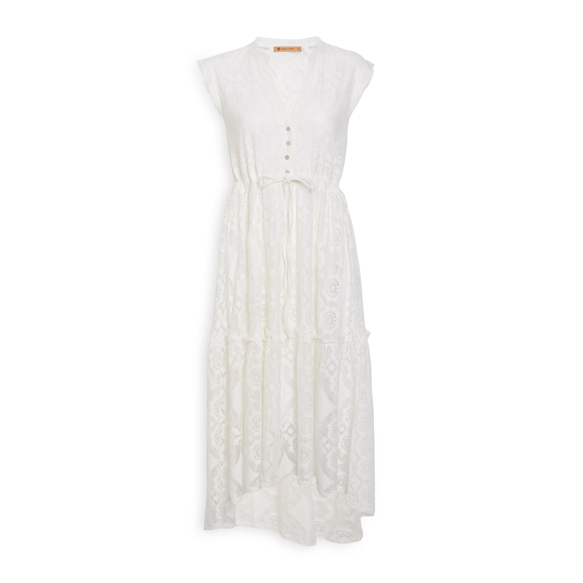 Buy Ginger Mary White Lace Dress Online | Truworths