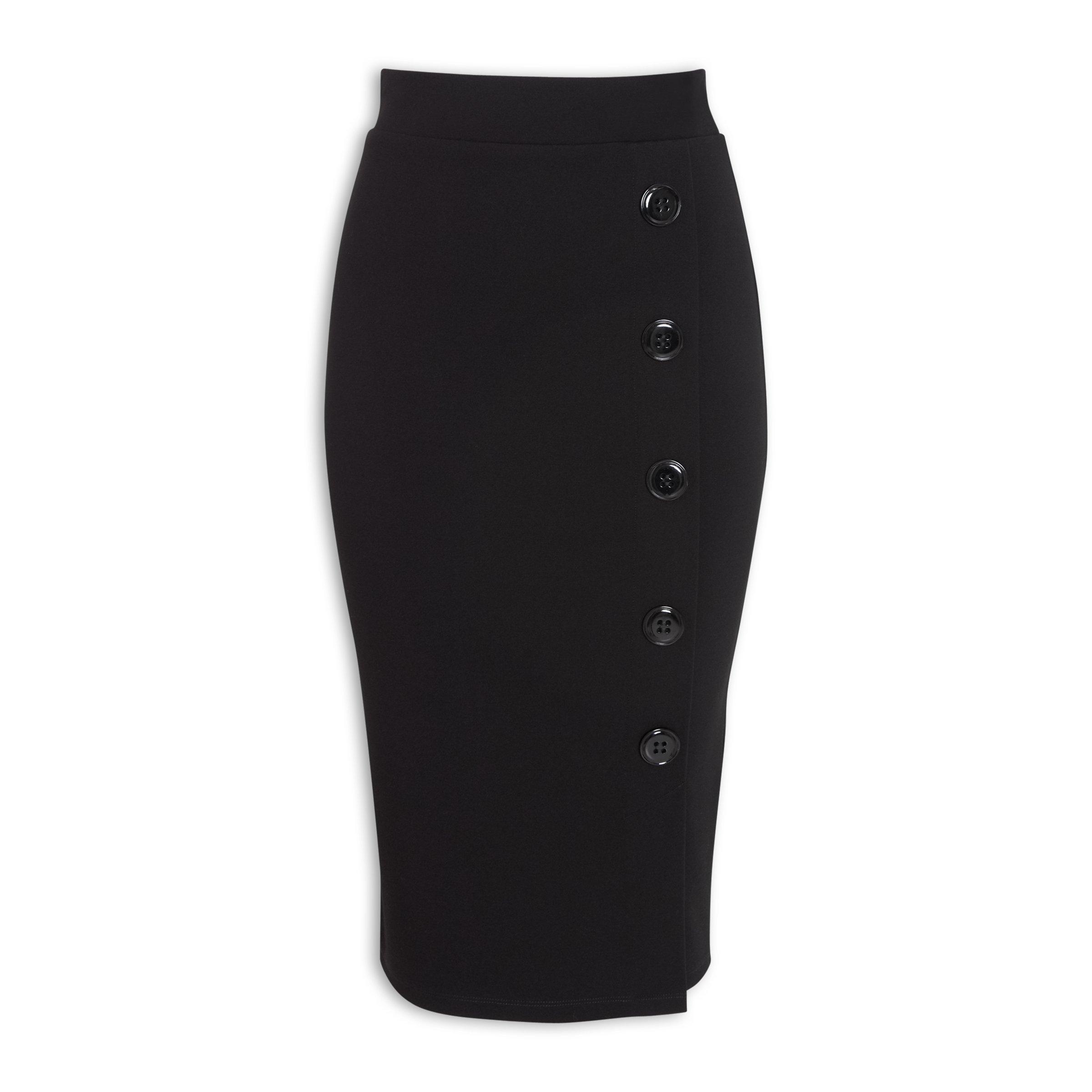 Buy Truworths Black Bodycon Skirt Online | Truworths