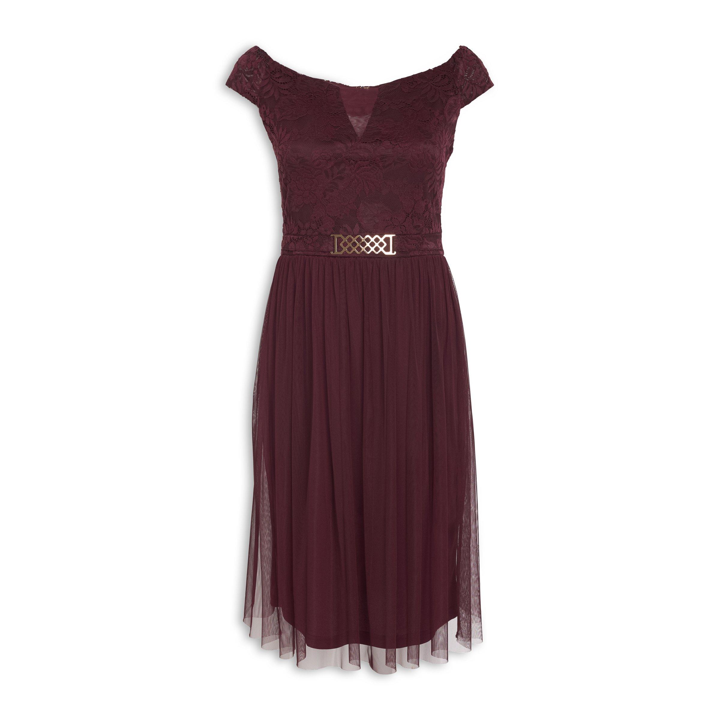 Buy Inwear Plum Lace Dress Online | Truworths