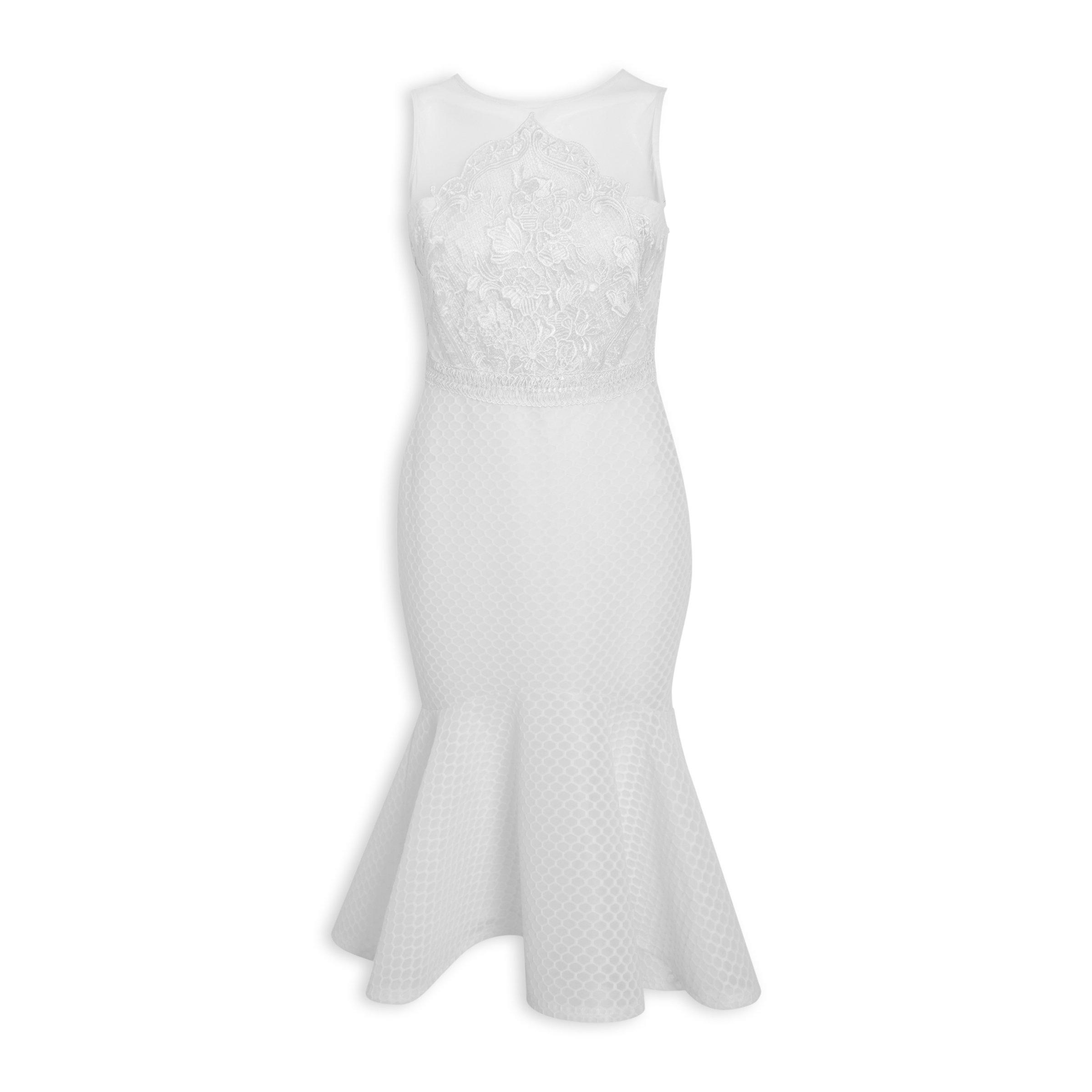Buy Truworths White Fishtail Dress Online Truworths