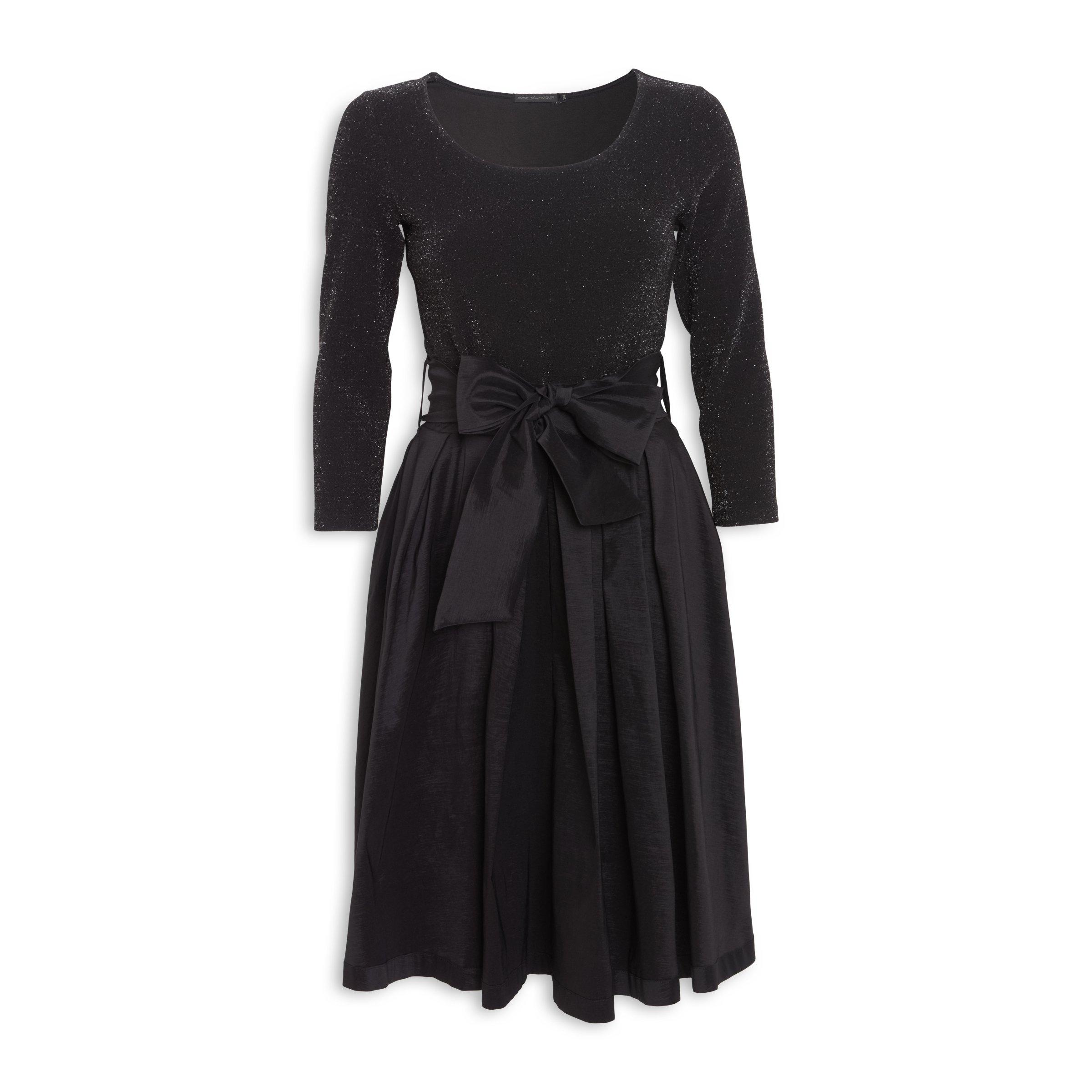 Black Taffeta Dress