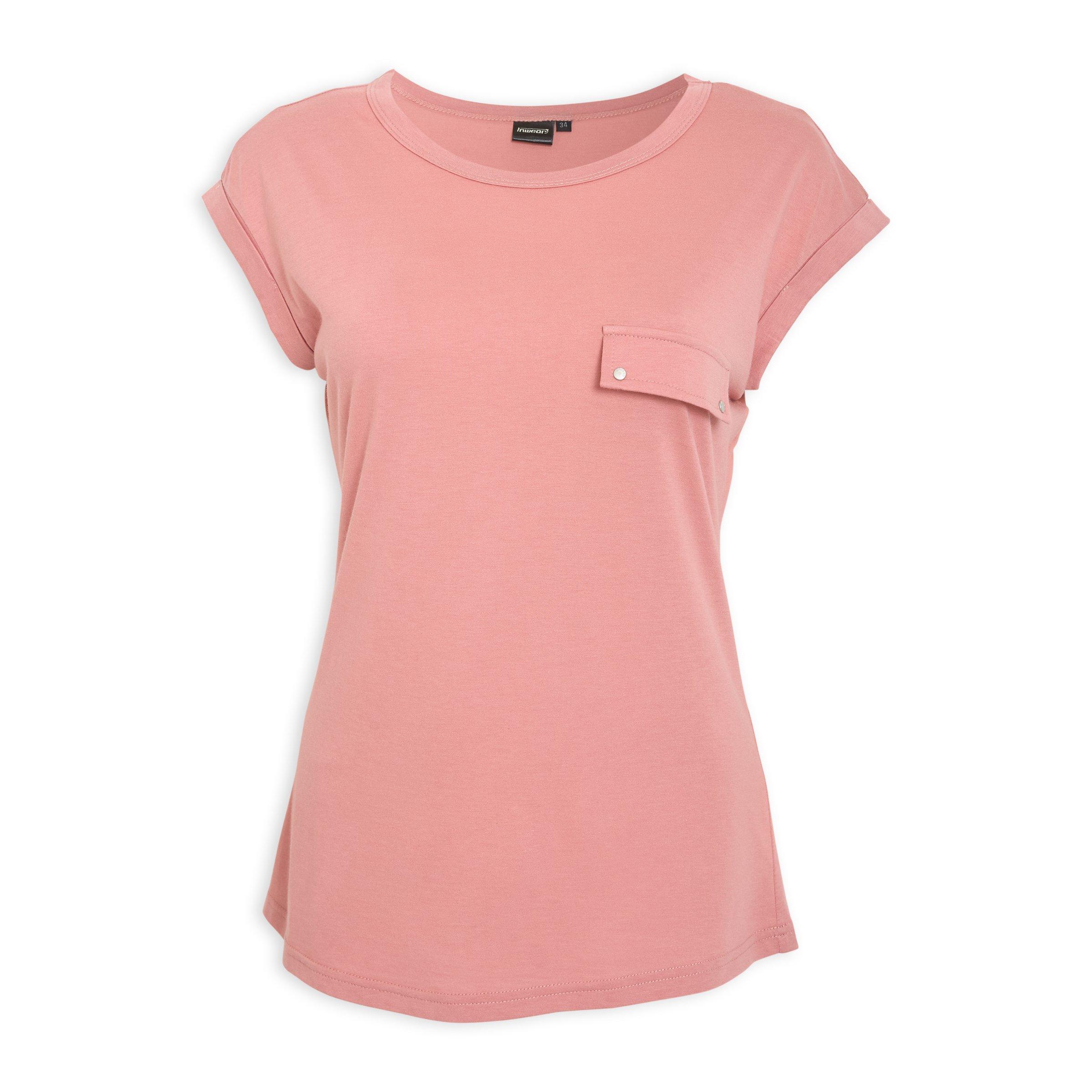 Buy Inwear Dusty Pink T-Shirt Online | Truworths