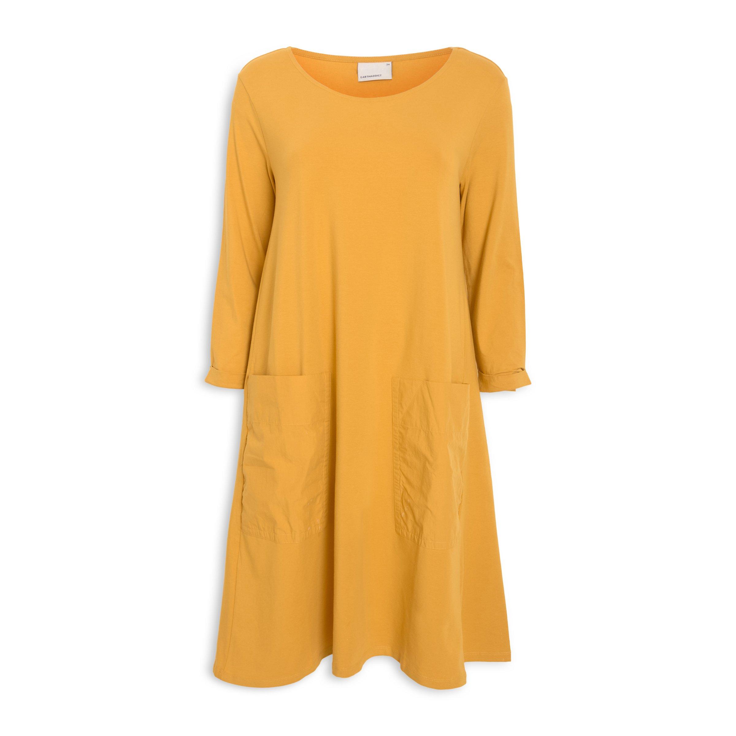 Buy Earthaddict Mustard A-Line Dress Online | Truworths