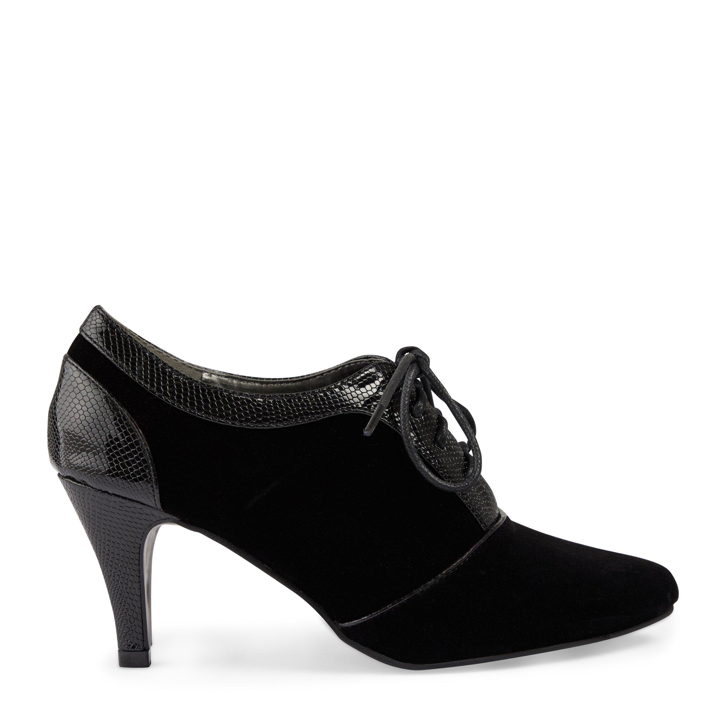 Buy Truworths Black Lace Up Heel Online | Truworths