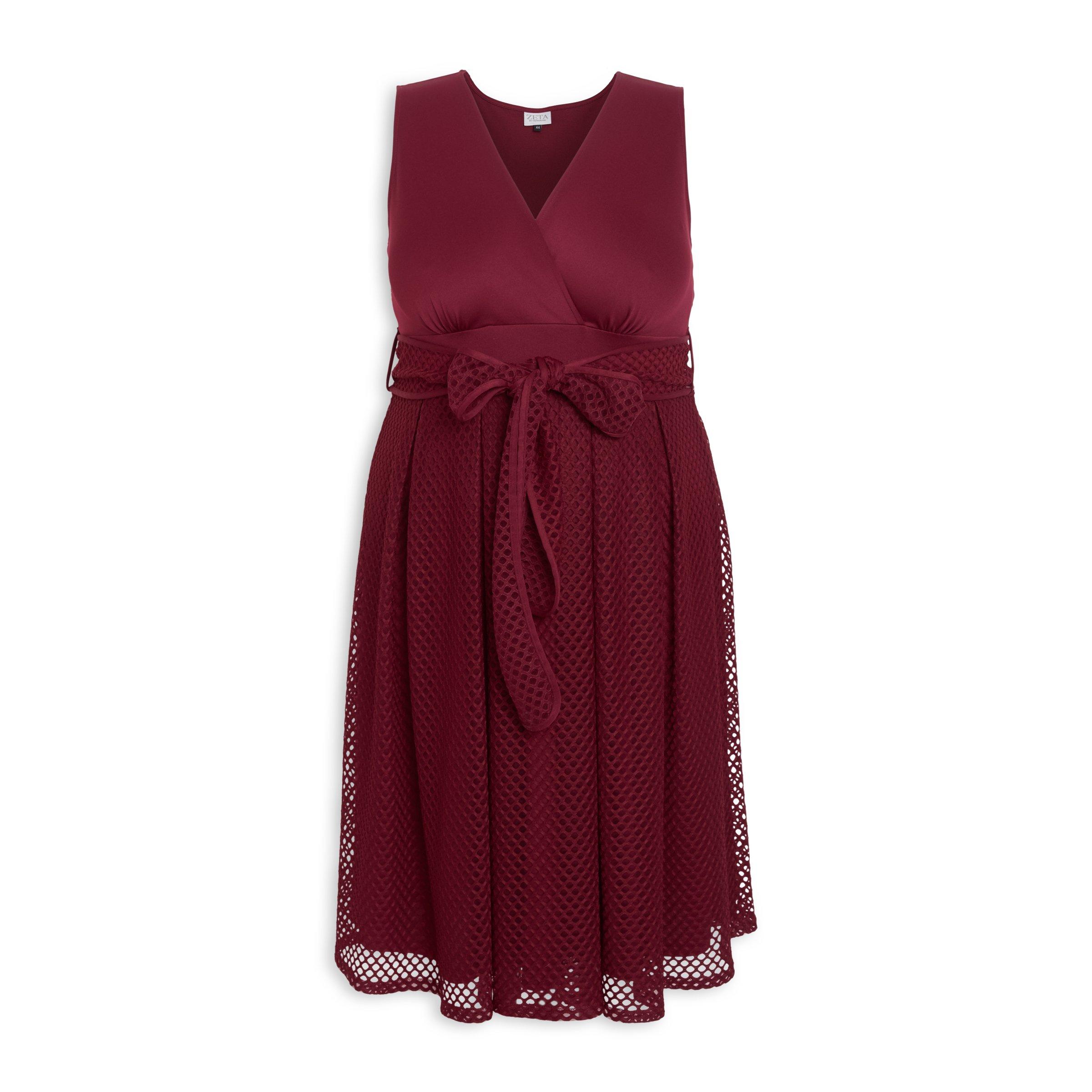 Buy Zeta Burgundy Flare Dress Online Truworths