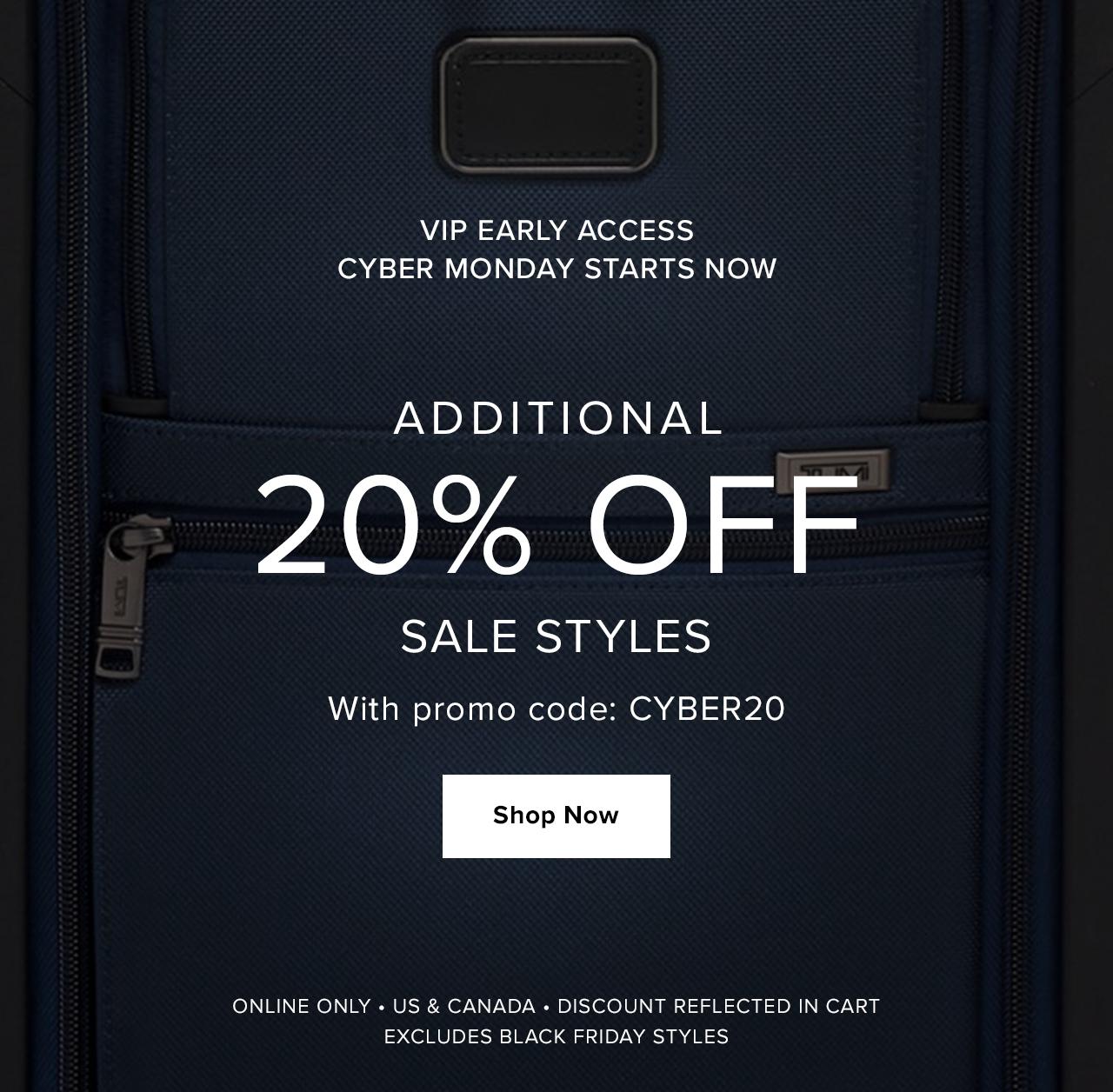tumi cyber monday