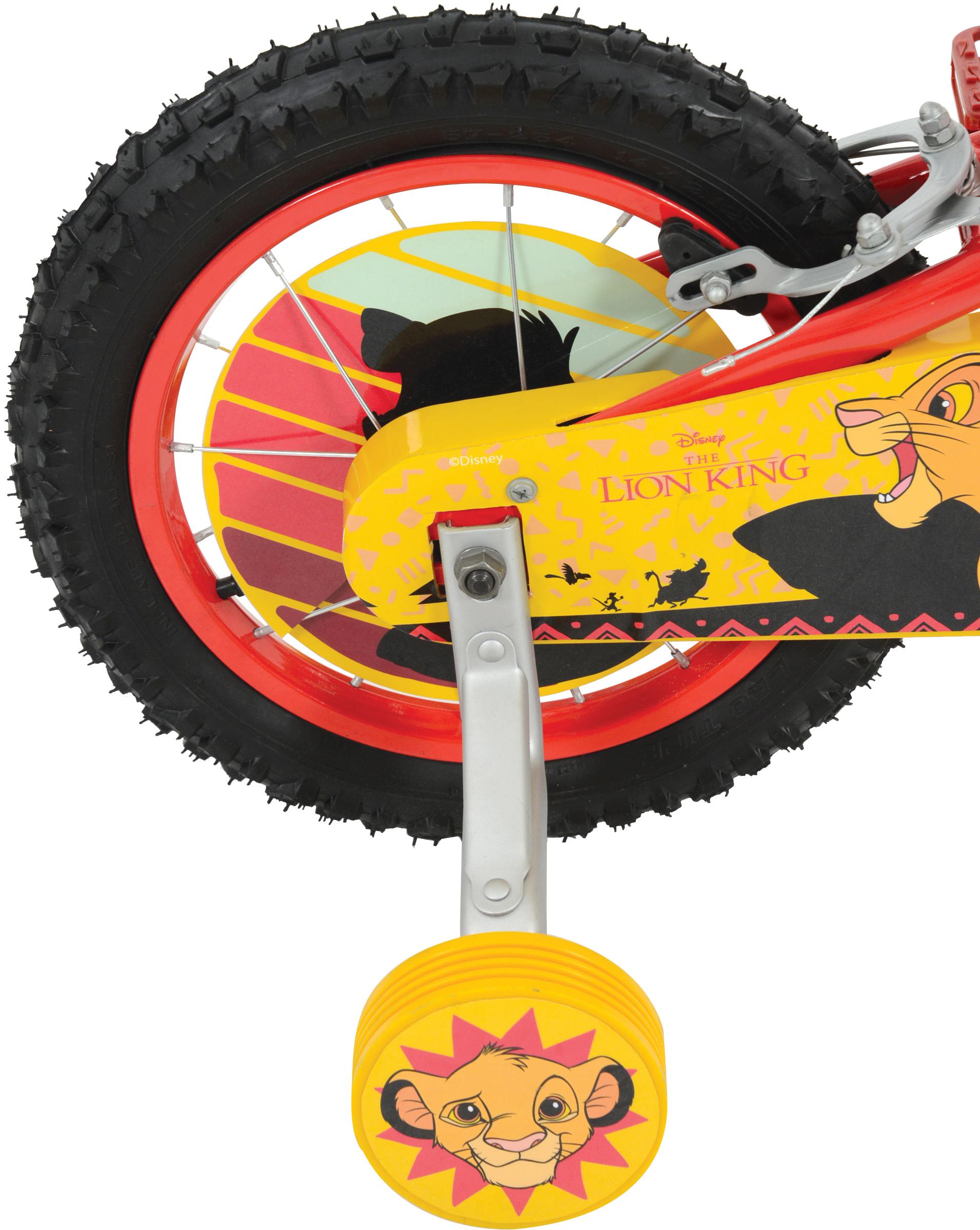 halfords lion king bike