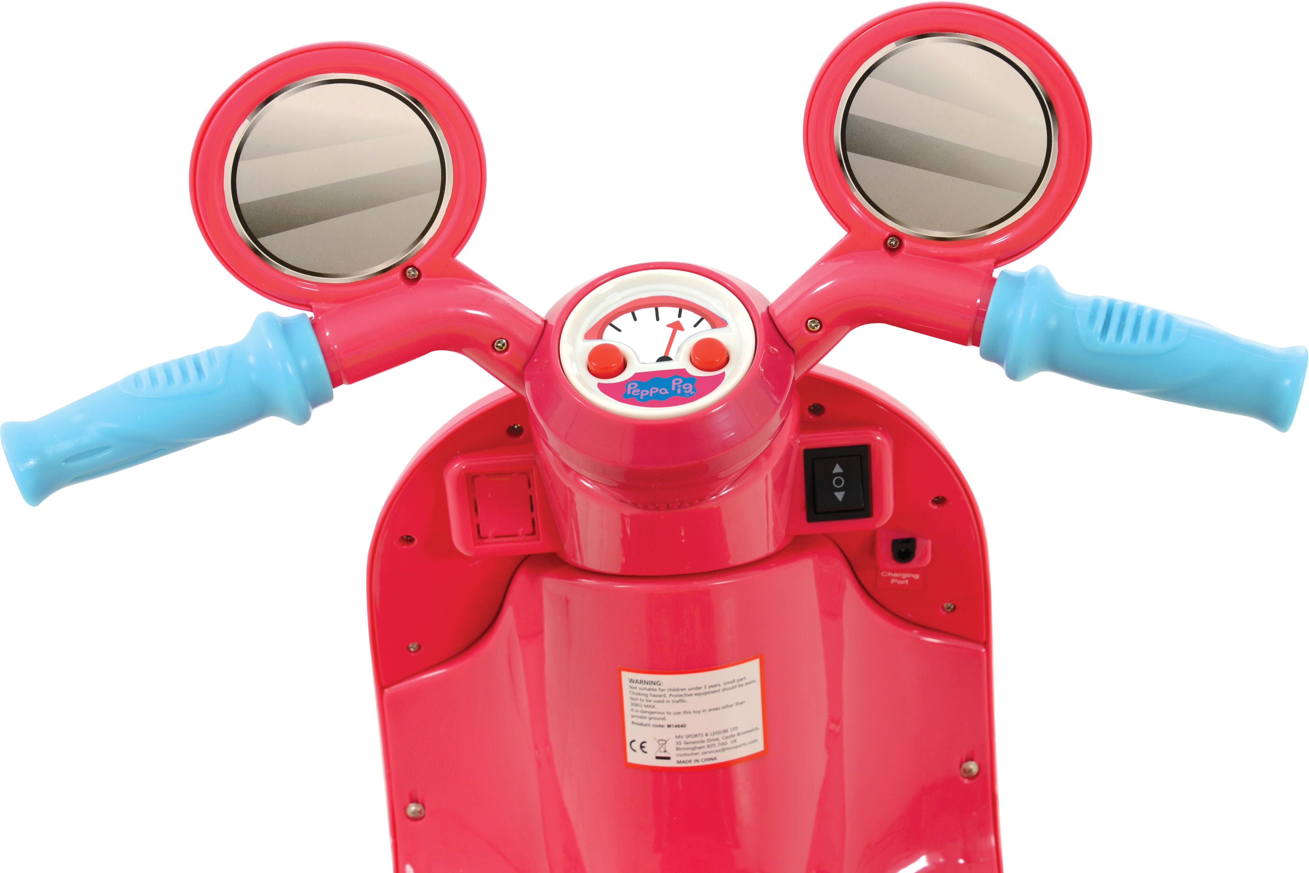 peppa pig 6v battery operated motorbike