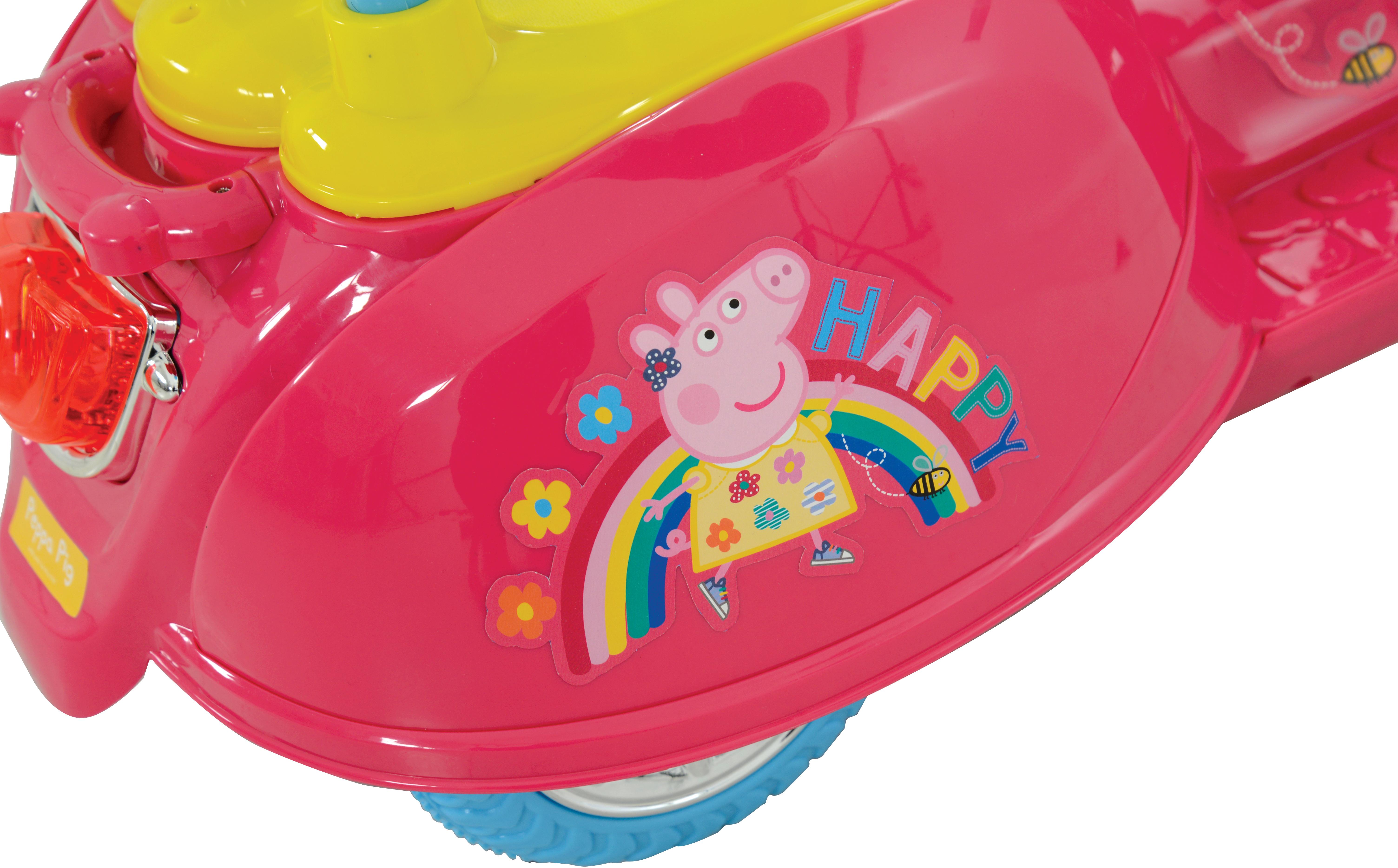 peppa pig battery operated bike