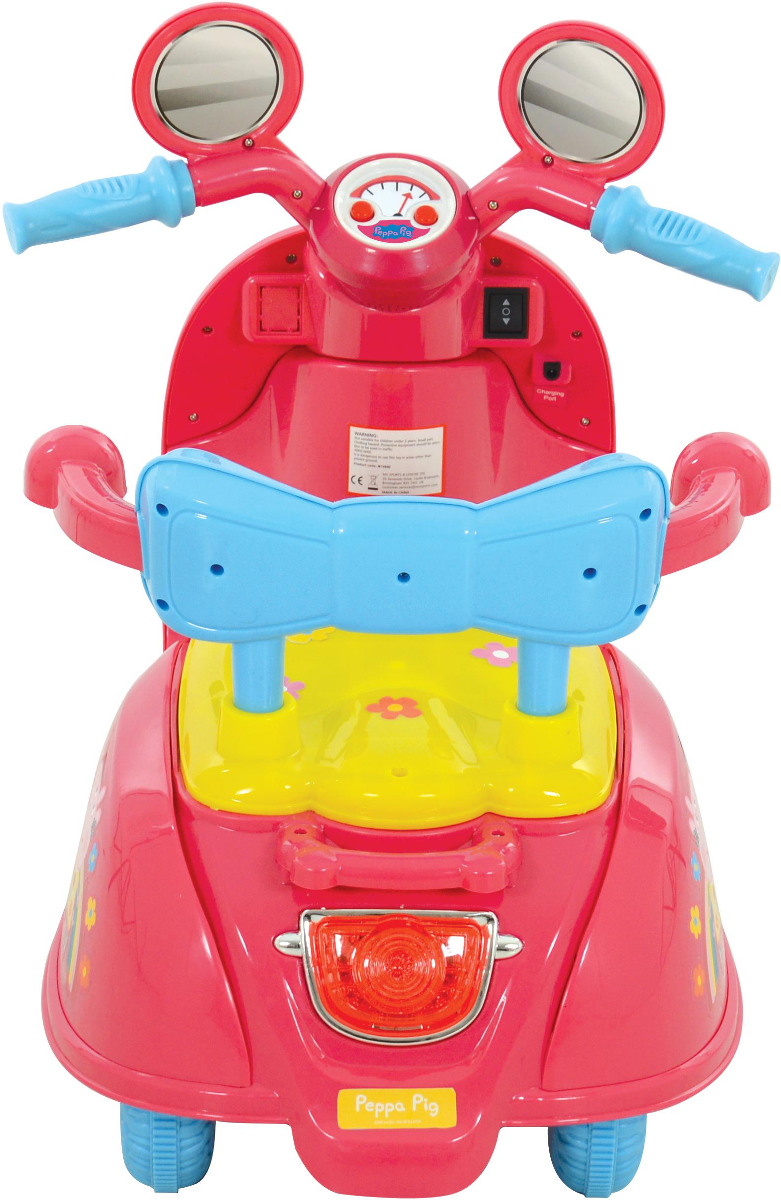 peppa pig battery operated trike