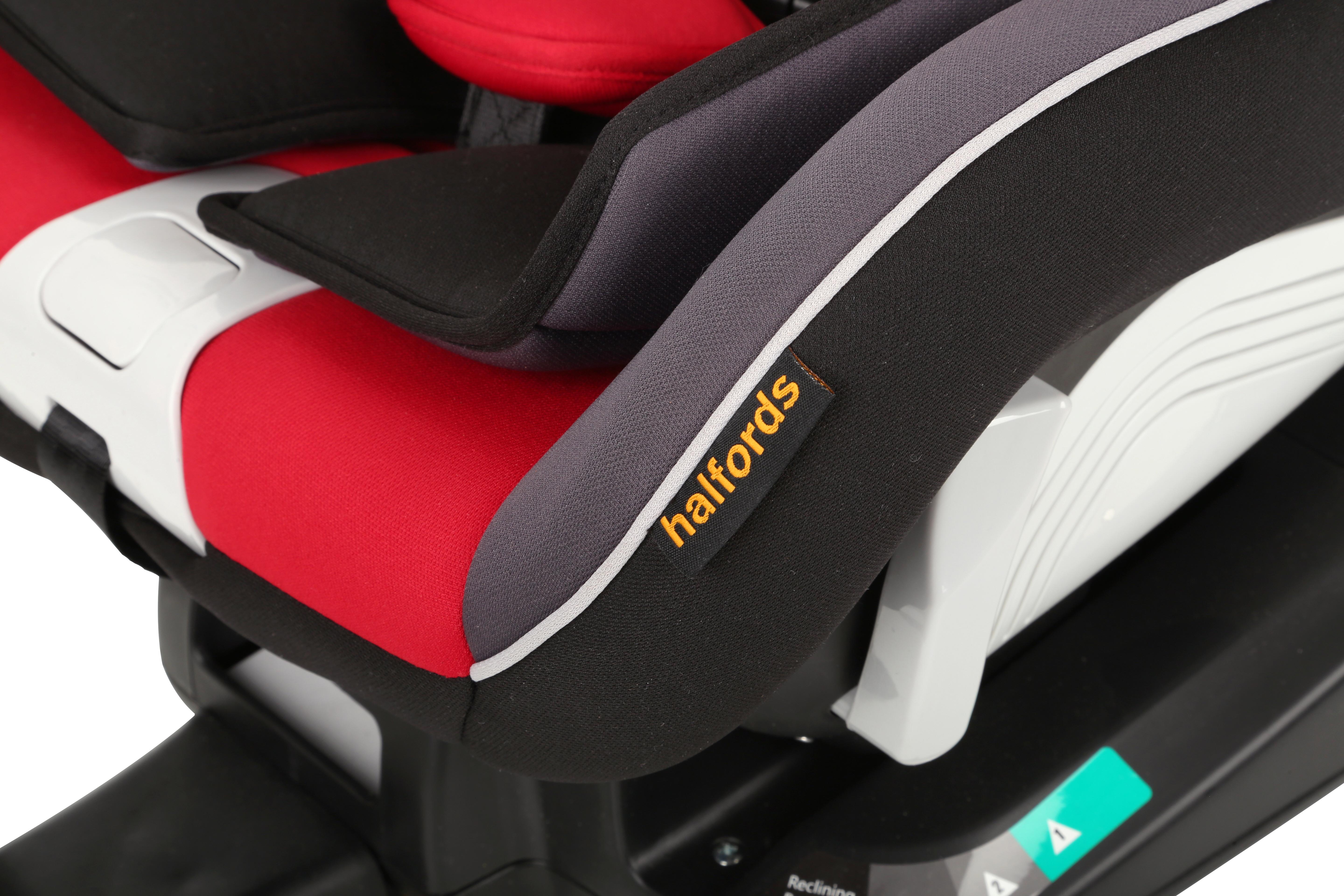 halfords essentials group 1 isofix child car seat