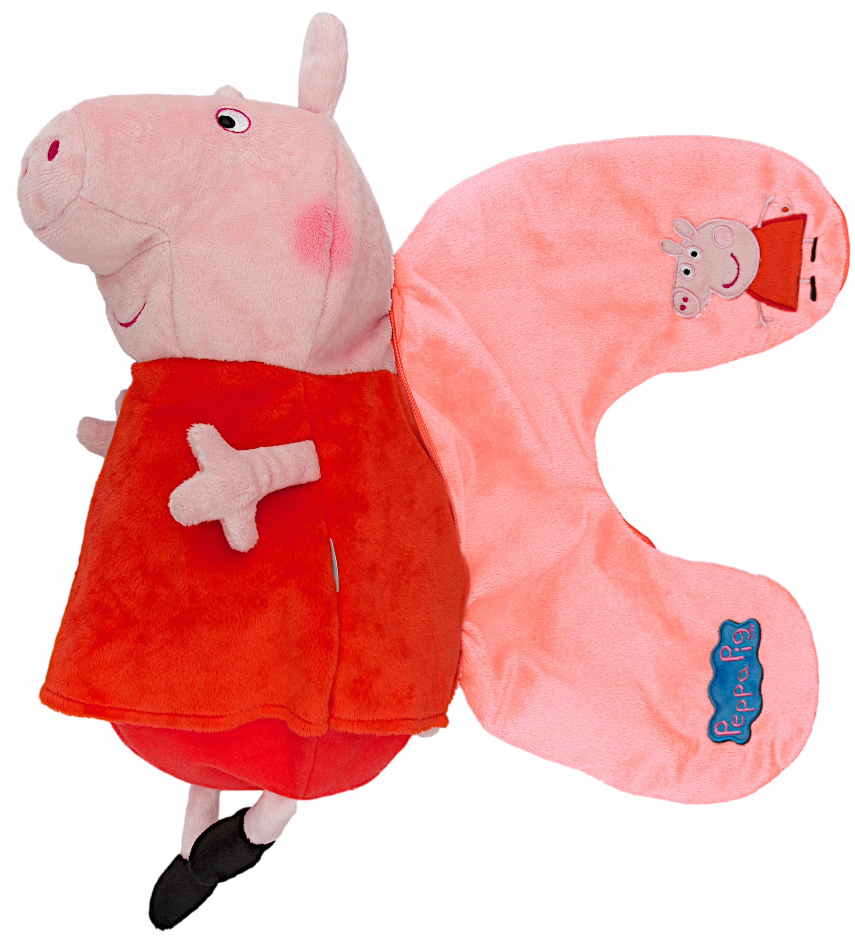 Peppa Pig Reversible Travel Pillow Pink