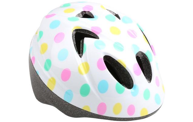 Polka Dot Toddler Bike Helmet (44-50cm)