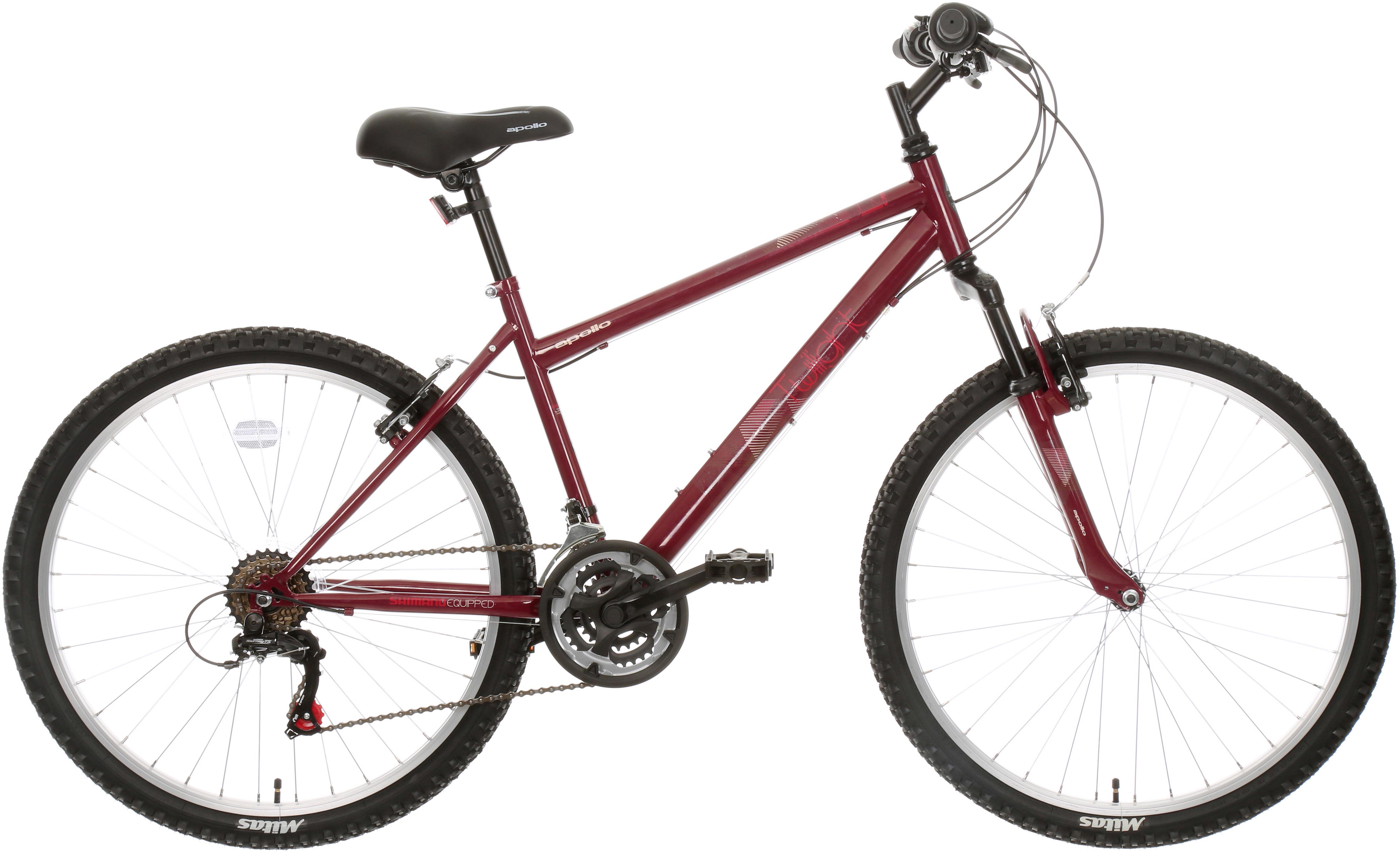 red apollo mountain bike