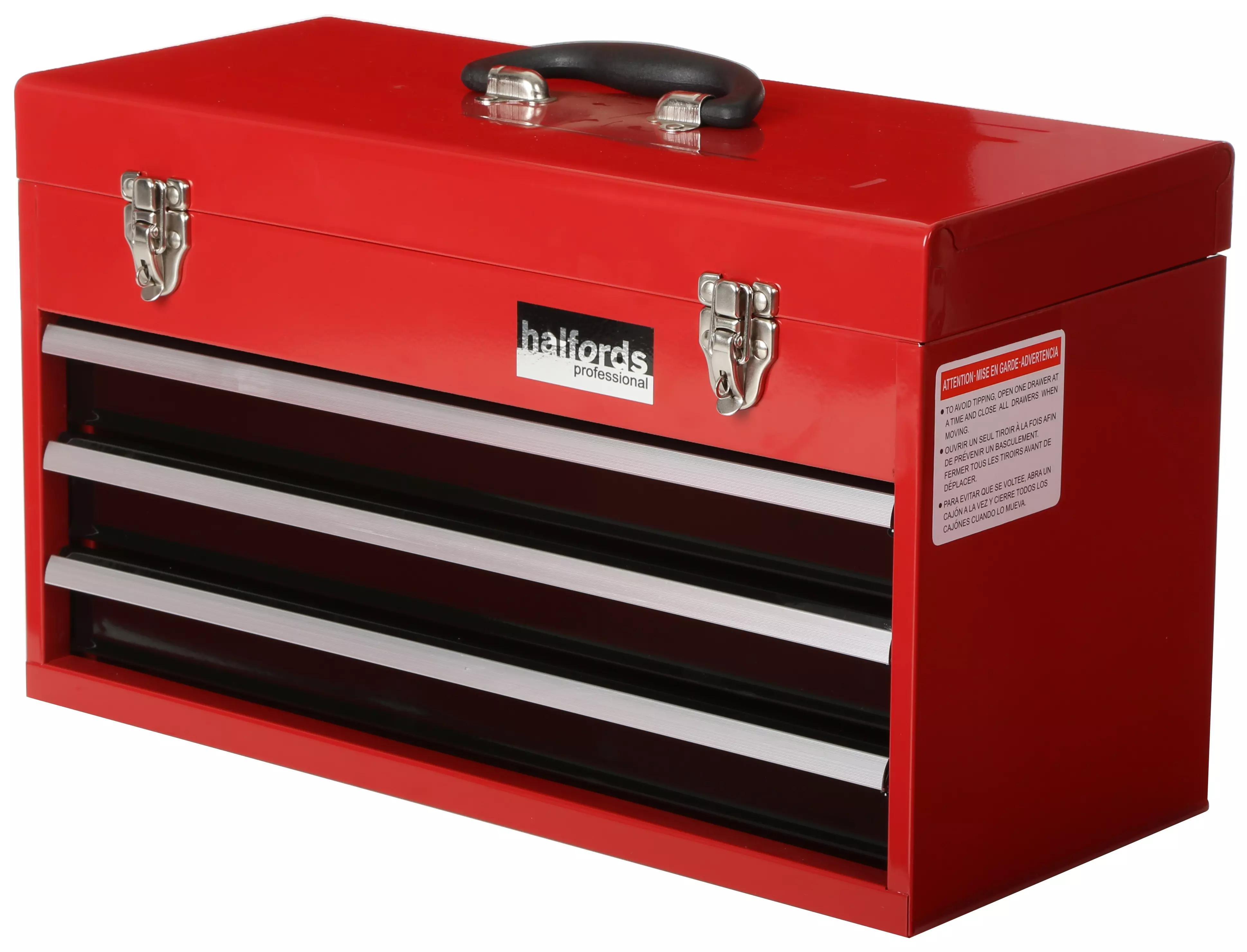 HARDCASTLE RED 9 DRAWER METAL TOP CHEST TOOL STORAGE BOX/BALL BEARING RUNNERS 